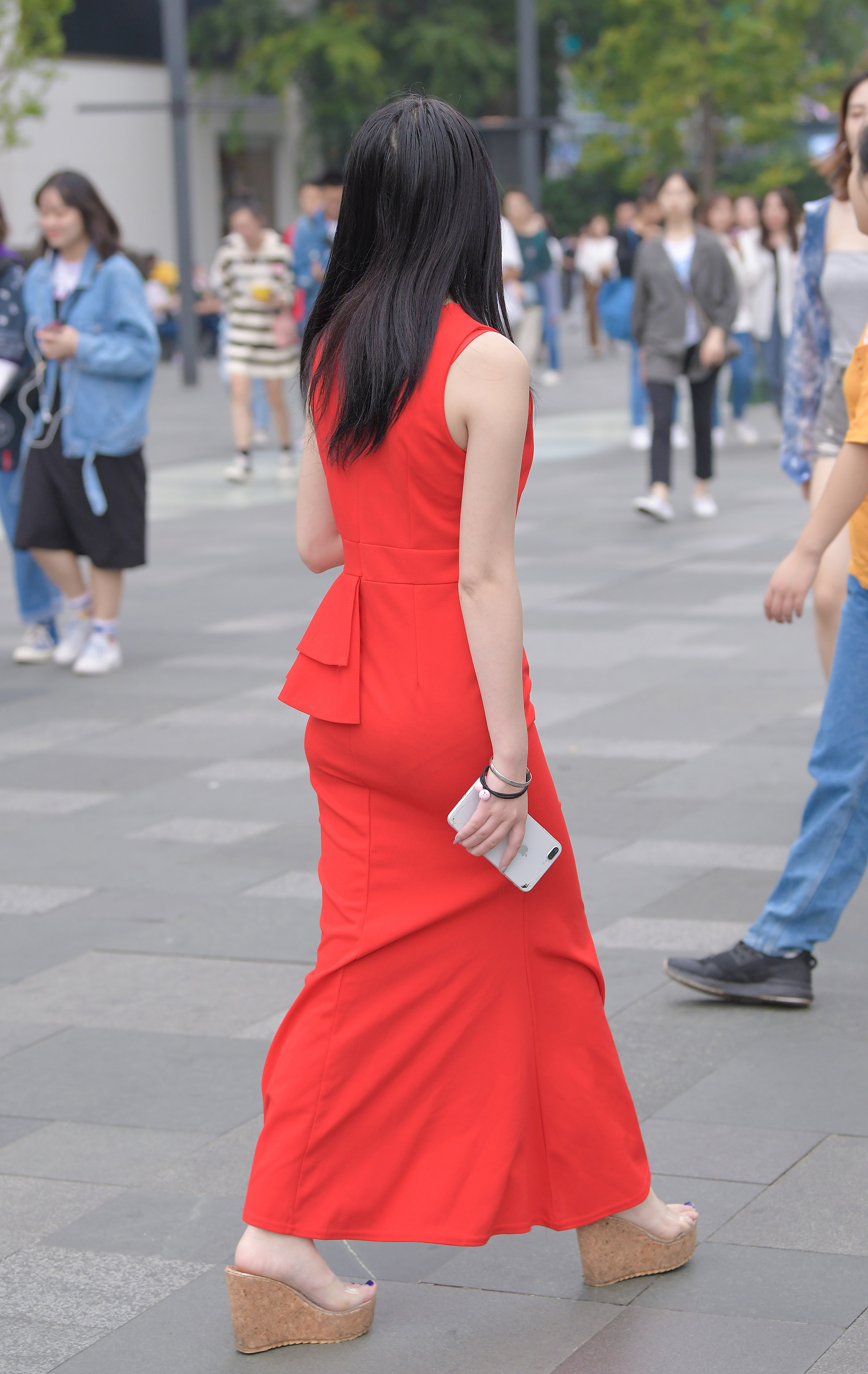  魔镜街拍,裙装,小姐姐,街拍,写真套图,西尔酱