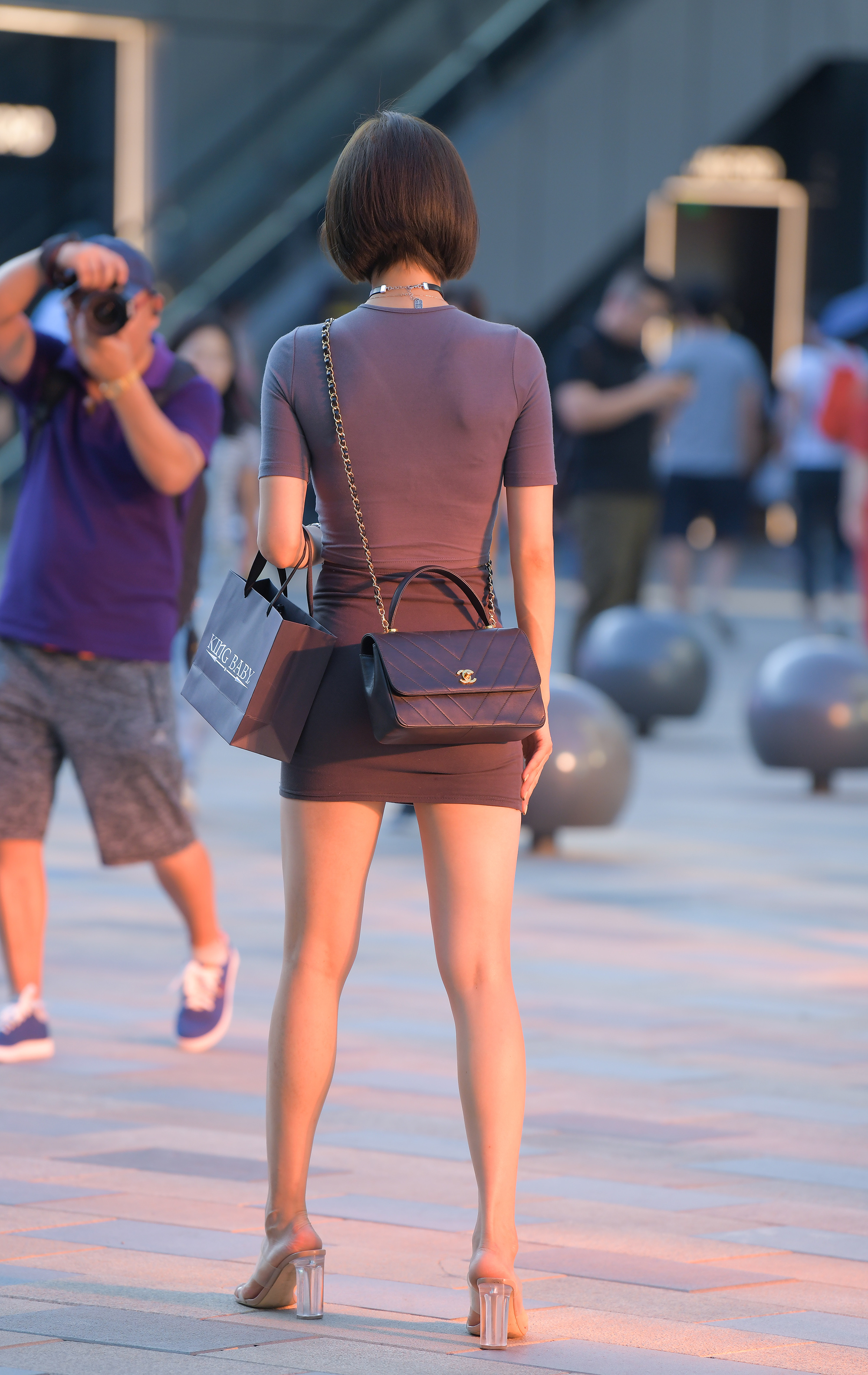  魔镜街拍,裙装,人妻,街拍,写真套图,清流杂志