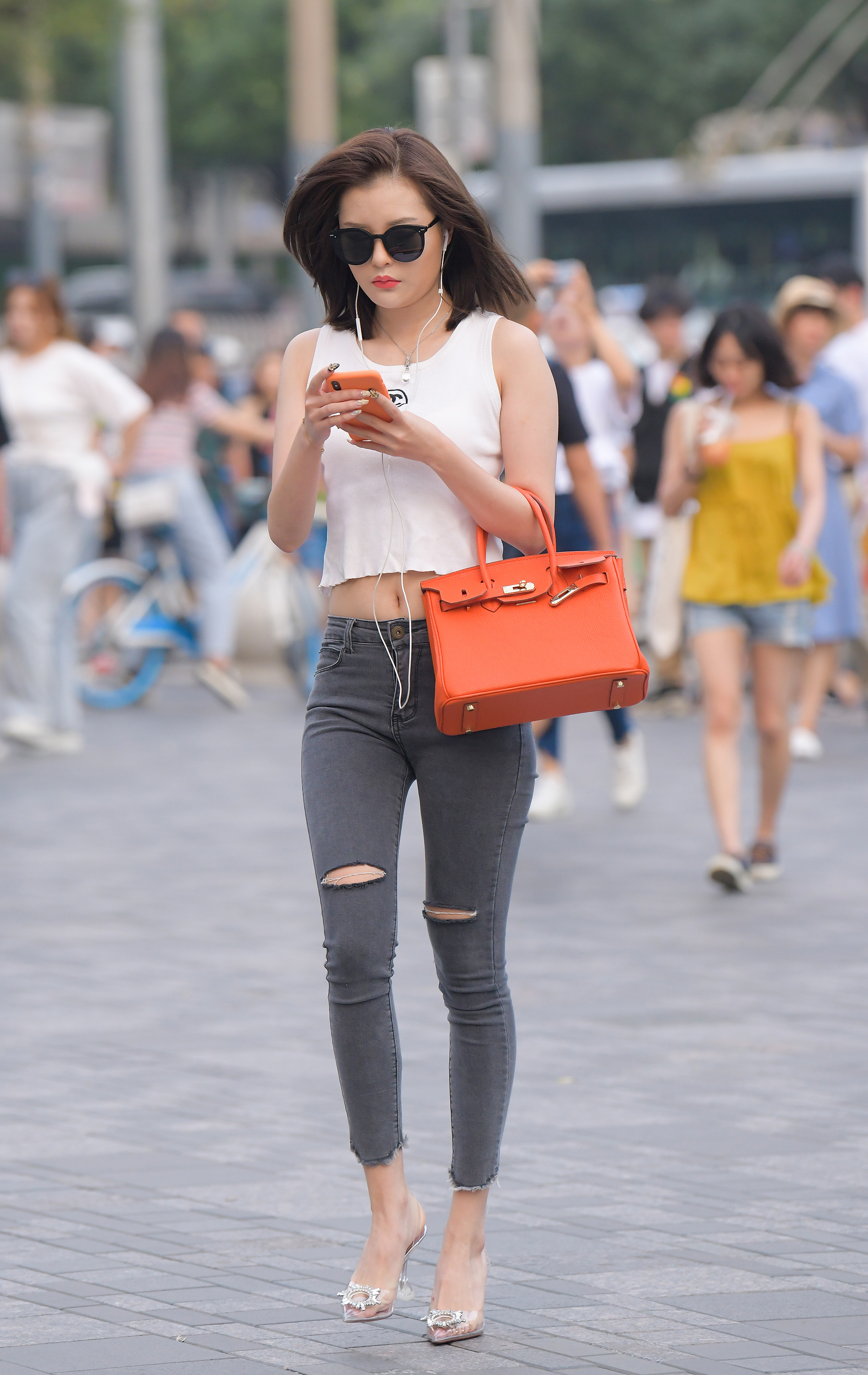  魔镜街拍,,少妇,街拍,写真套图,ISS尤好物