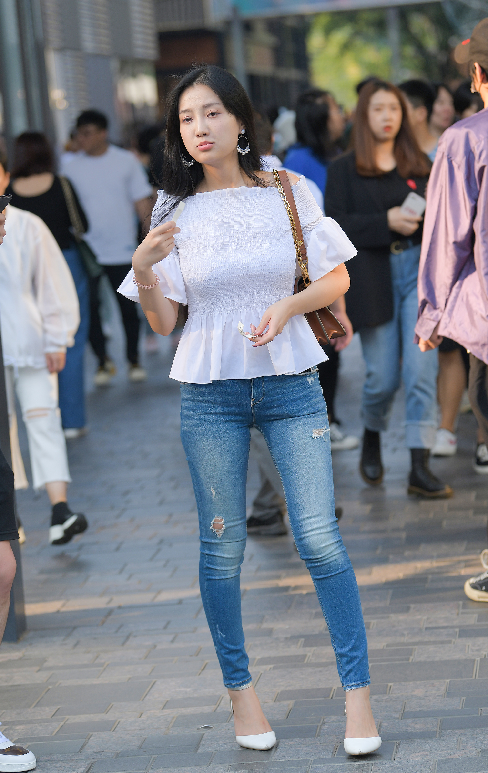  魔镜街拍,,少妇,街拍,写真套图,思话写真