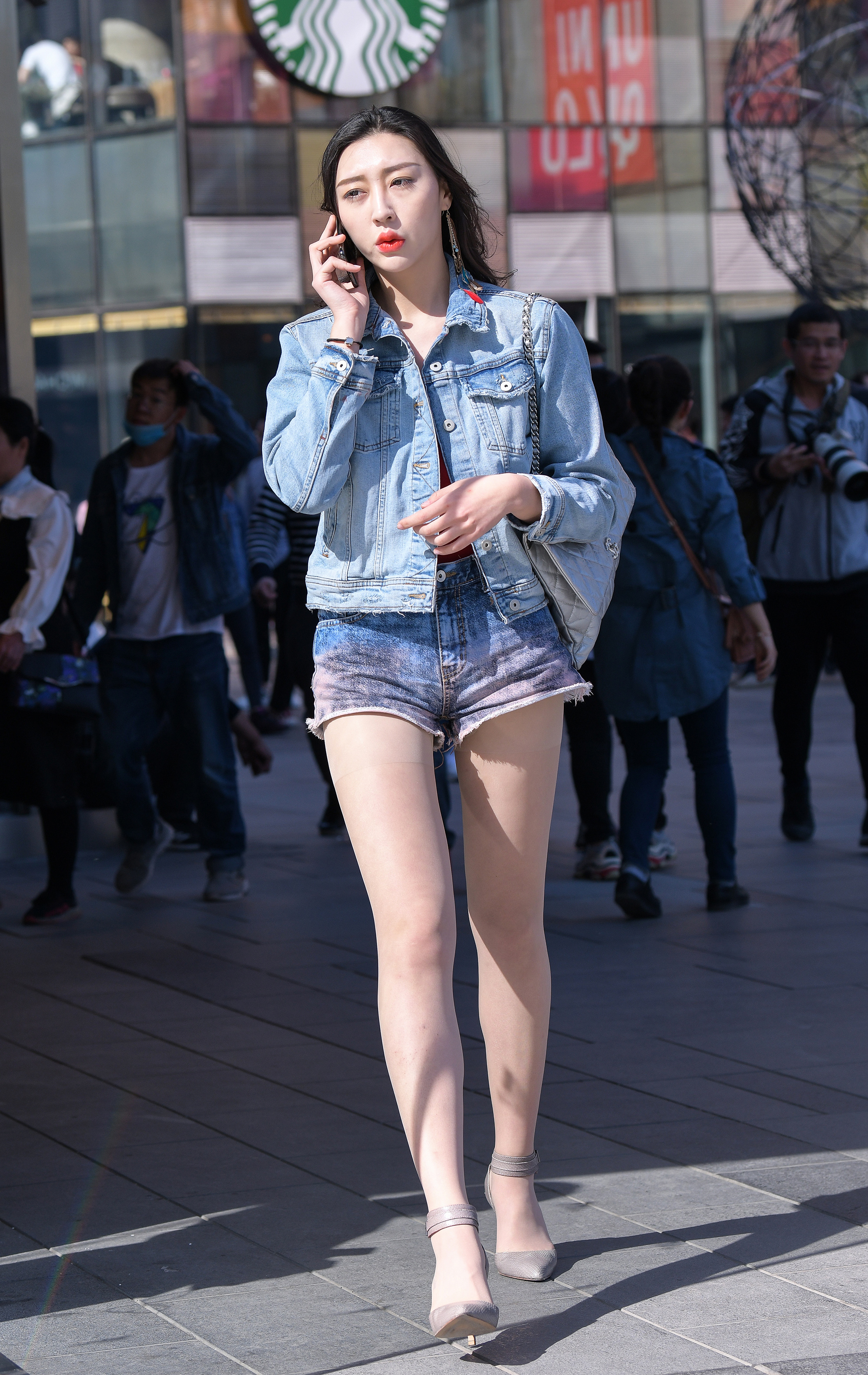  魔镜街拍,热裤,少妇,街拍,写真套图,FAIRY CLUB妖精社