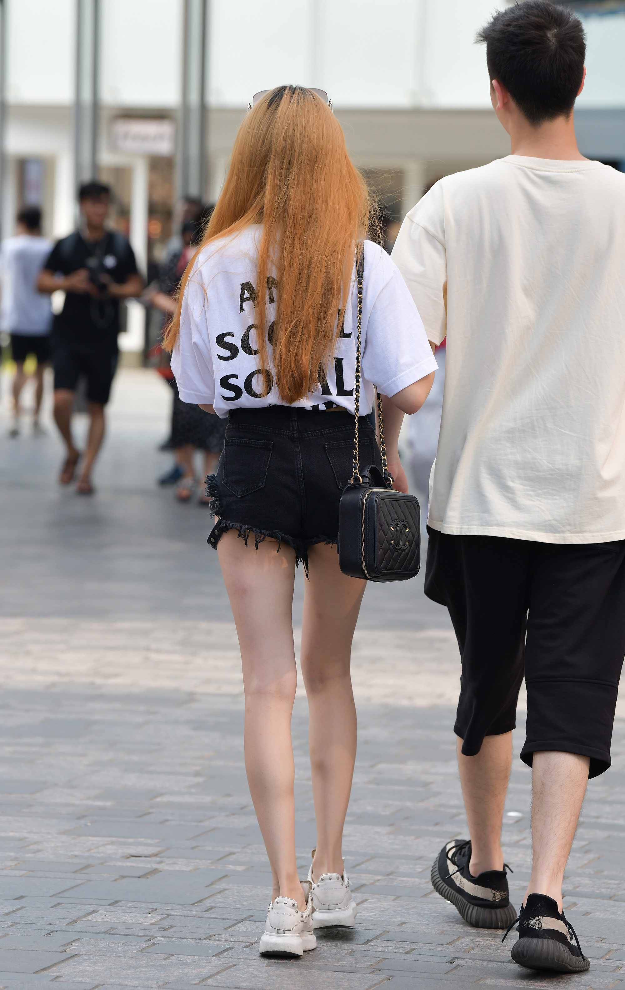  魔镜街拍,热裤,美女,街拍,写真套图,XIAOYU语画界