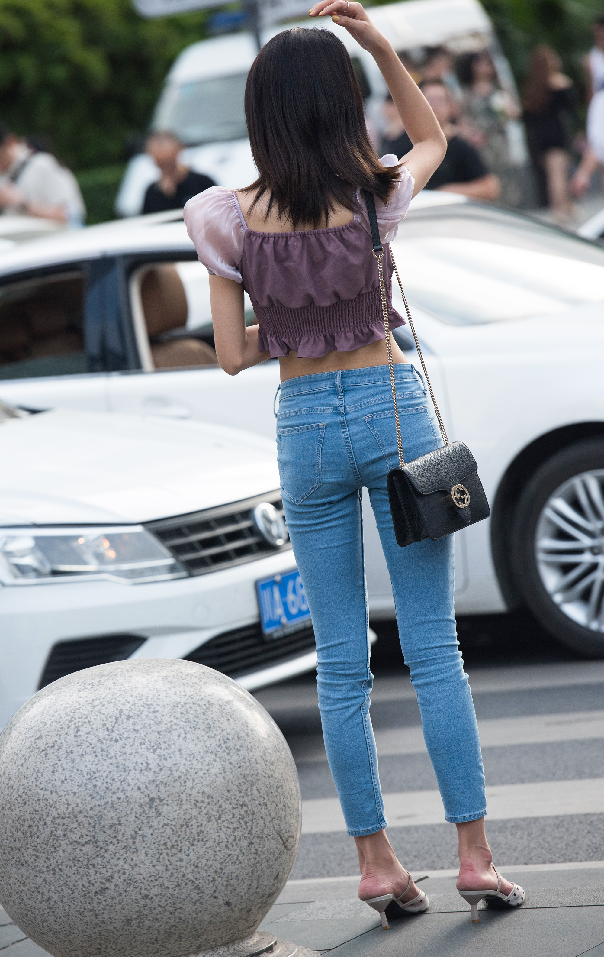  魔镜街拍,,小姐姐,街拍,写真套图,素人渔夫