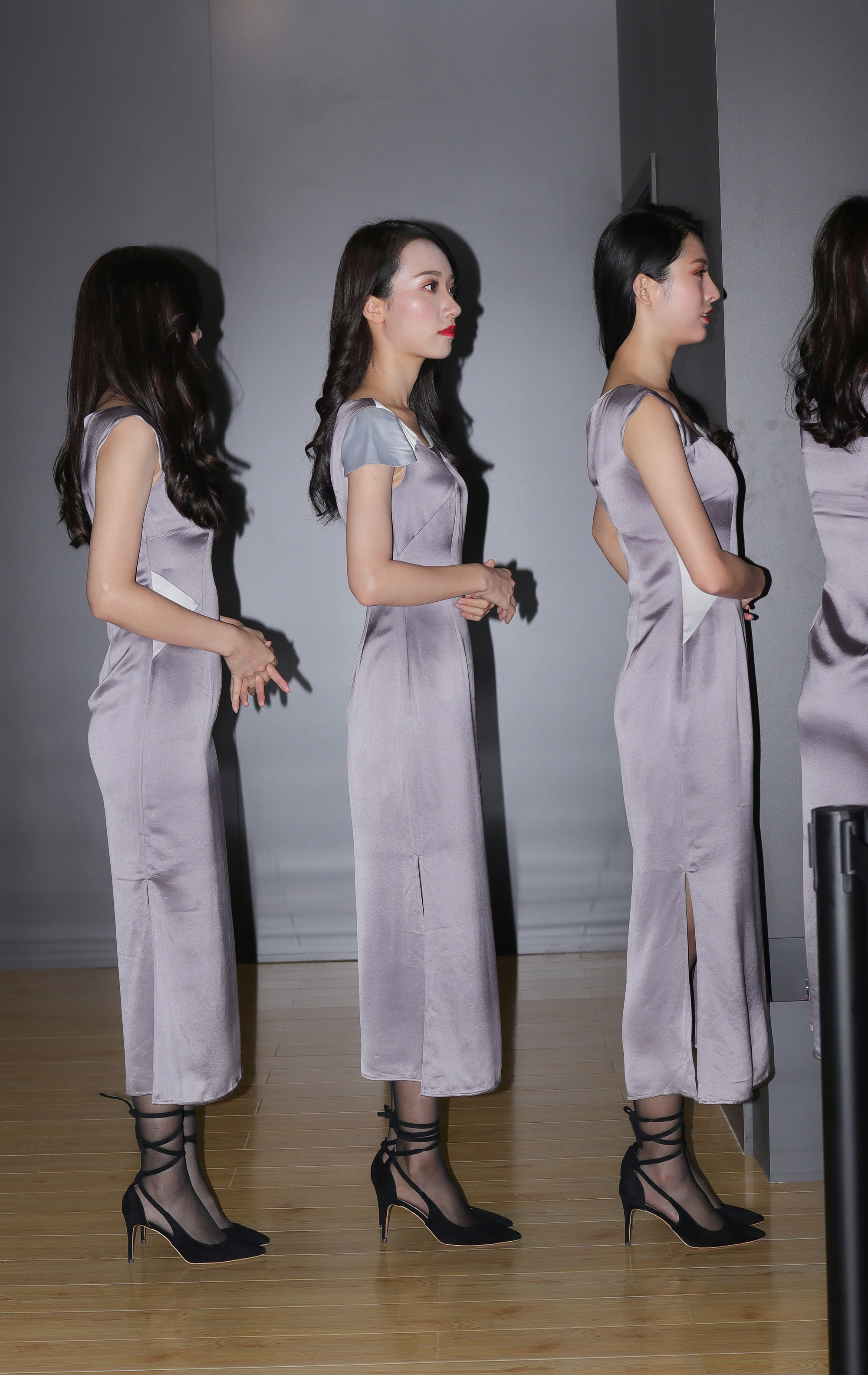  魔镜街拍,丝袜,裙装,美女,街拍,写真套图,甜予摄影