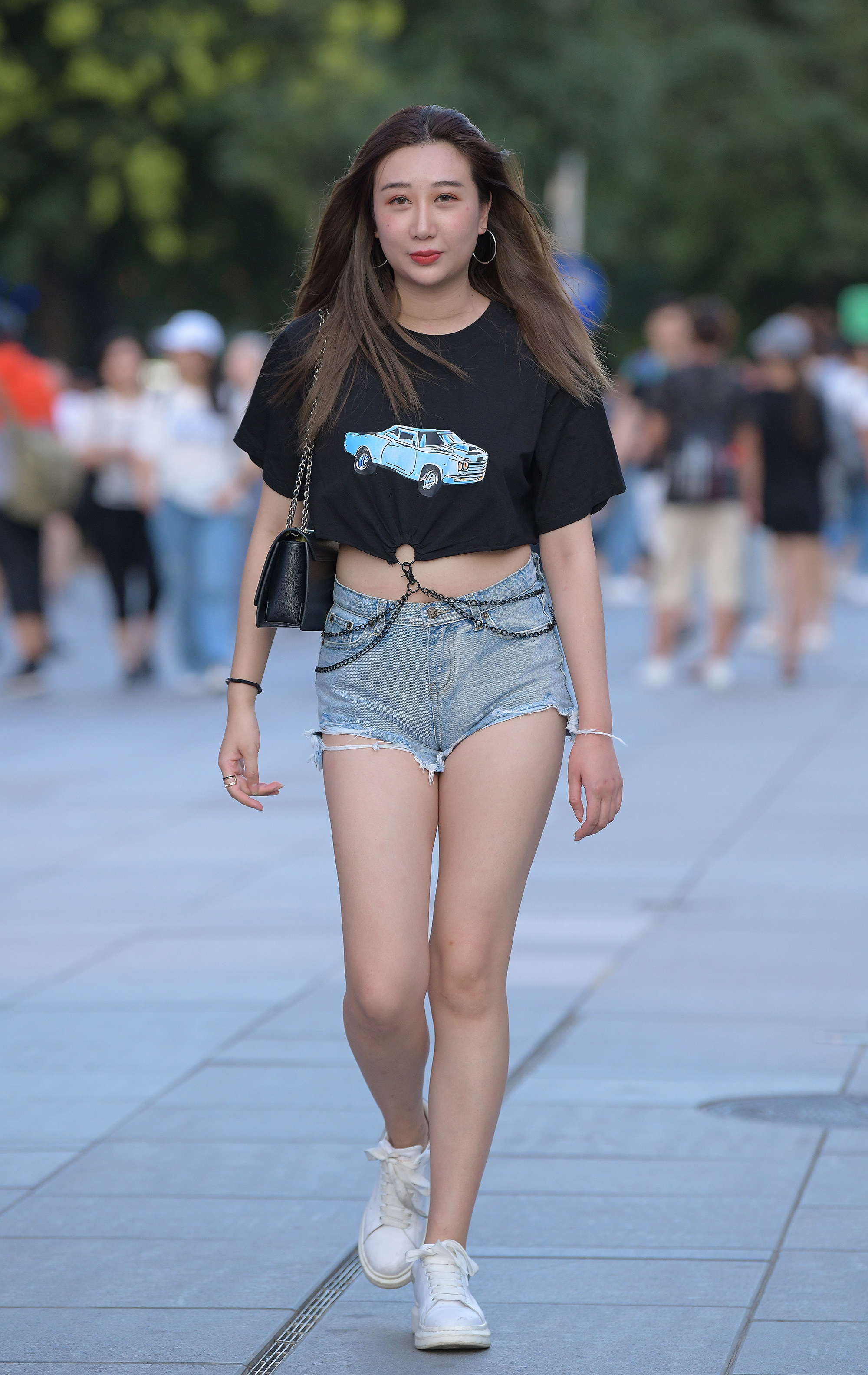  魔镜街拍,,小姐姐,街拍,写真套图,花铃