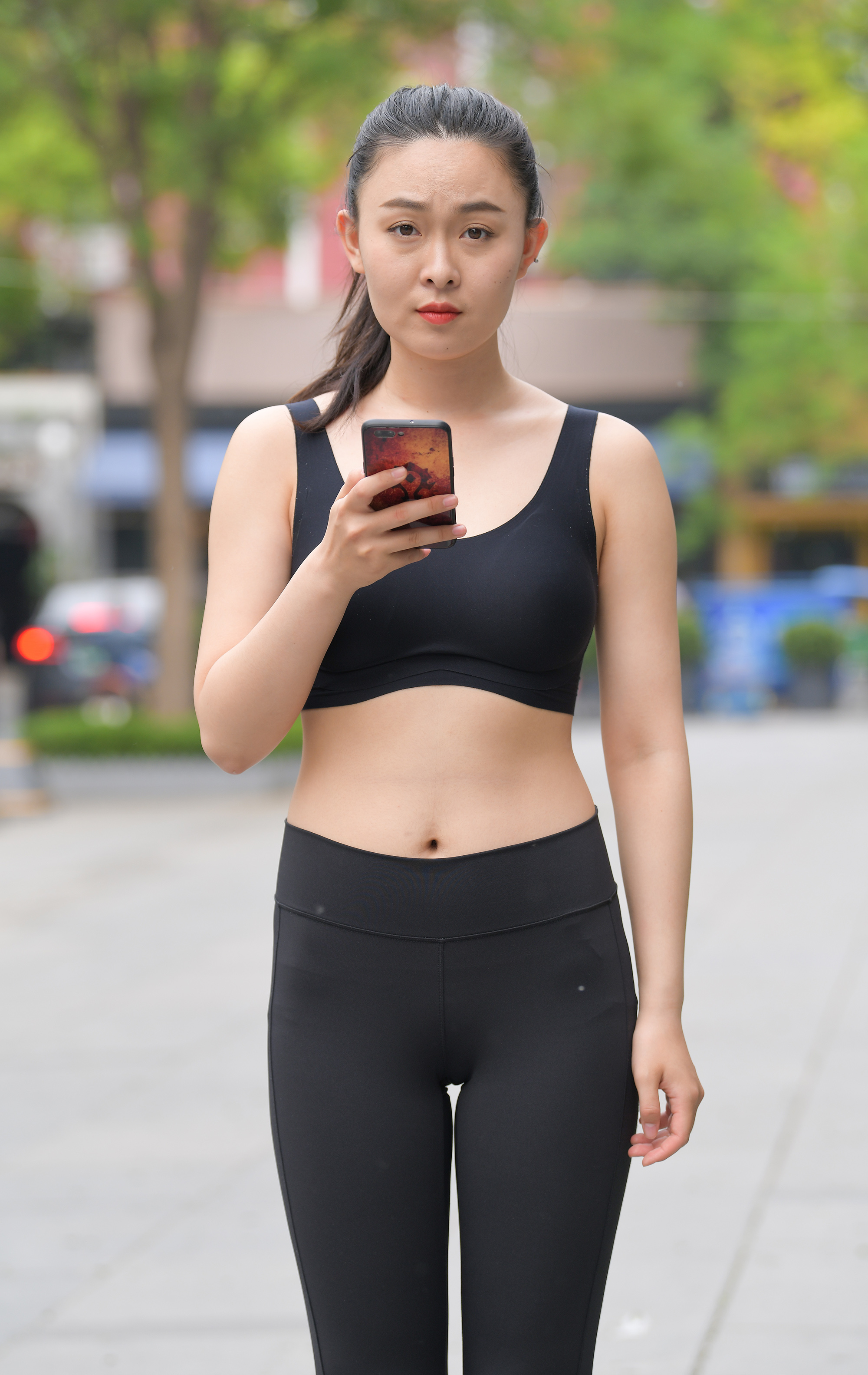  魔镜街拍,紧身裤,熟女,街拍,写真套图,喵写真