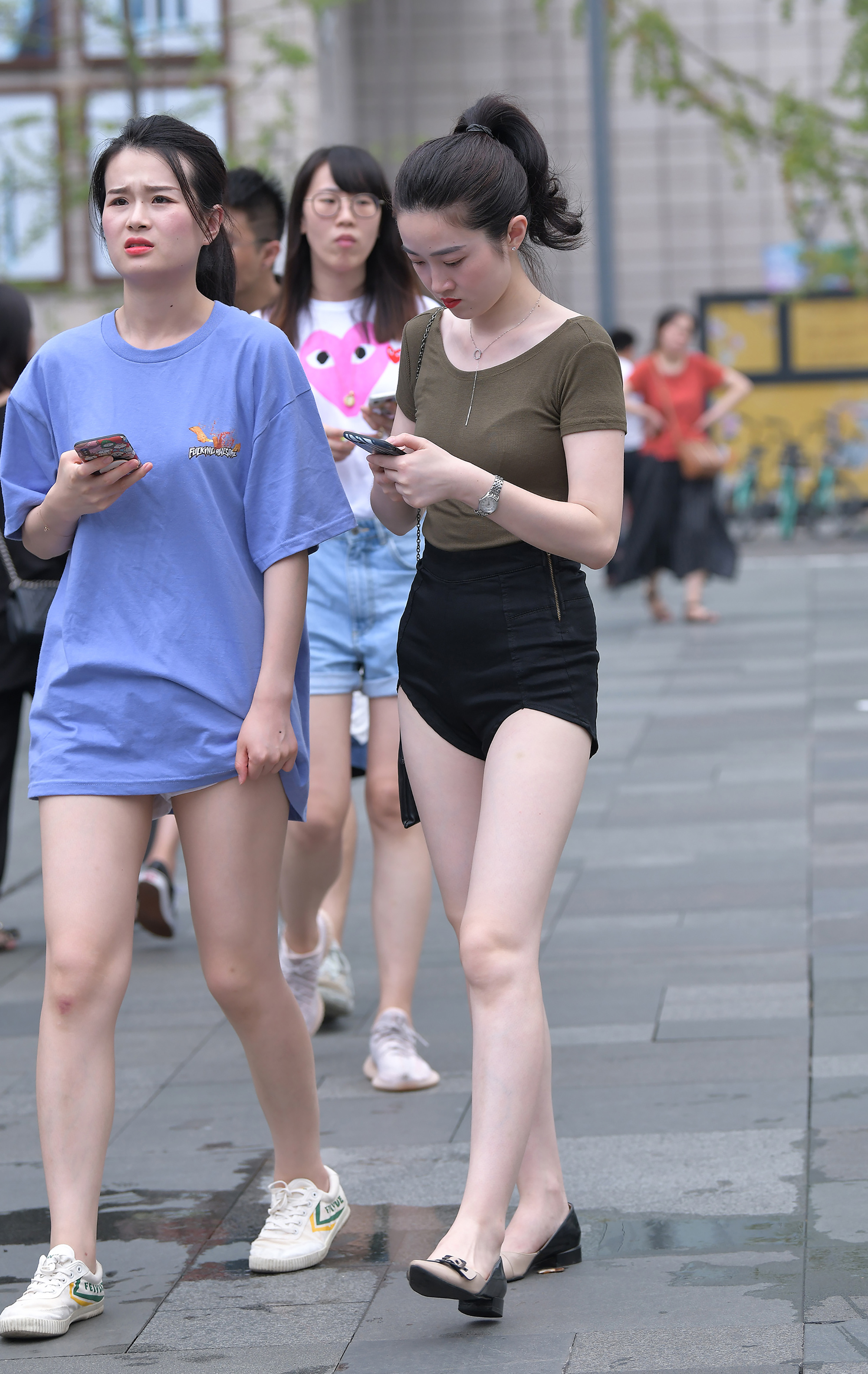  魔镜街拍,,美女,街拍,写真套图,候车候机系列