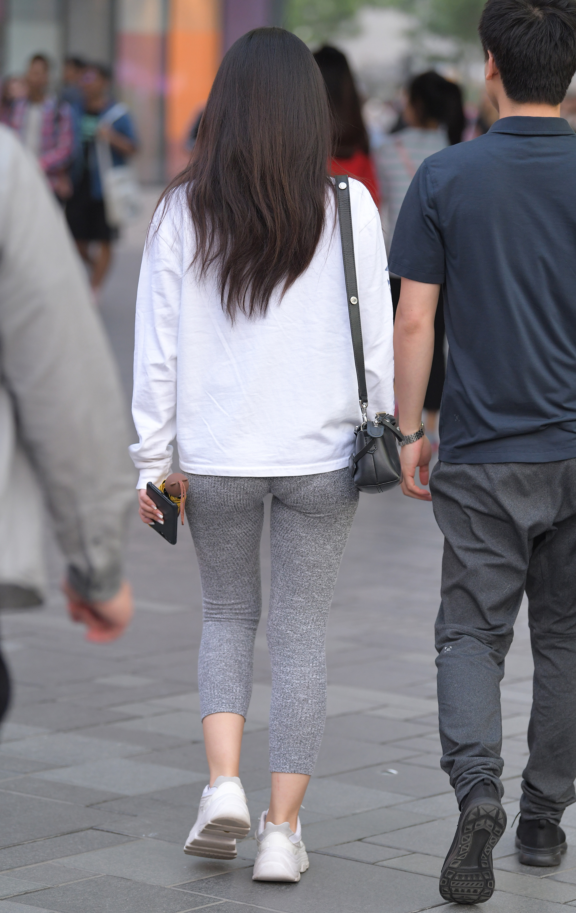  魔镜街拍,紧身裤,少妇,街拍,写真套图,XINGYAN星颜社