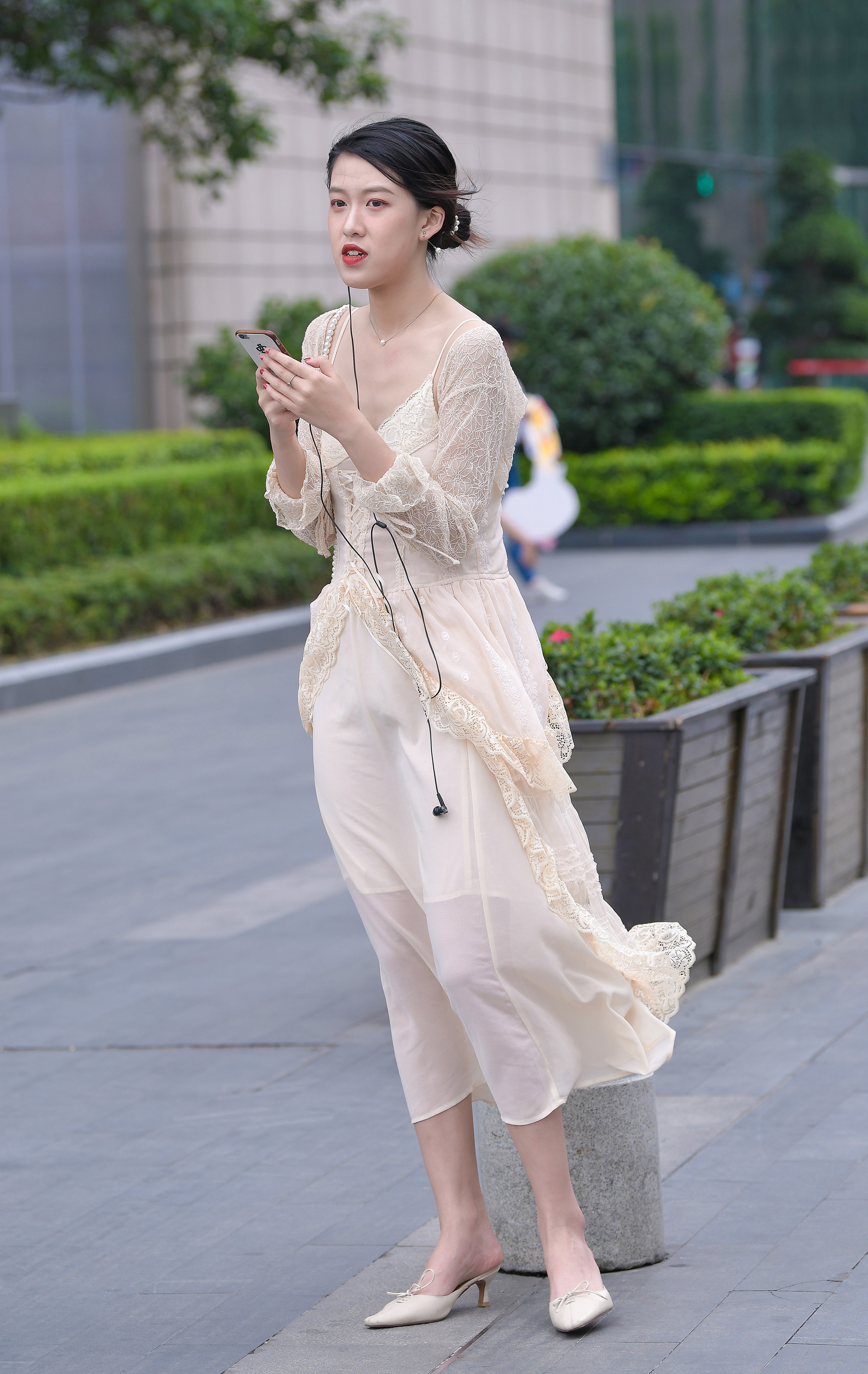  魔镜街拍,裙装,少妇,街拍,写真套图,YITUYU艺图语