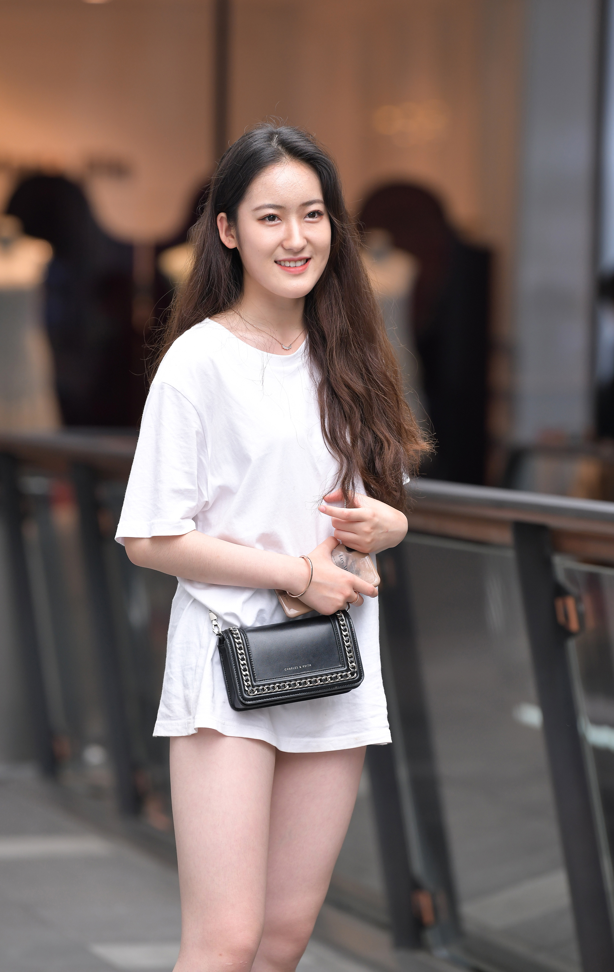  魔镜街拍,,熟女,街拍,写真套图,一笑芳香沁