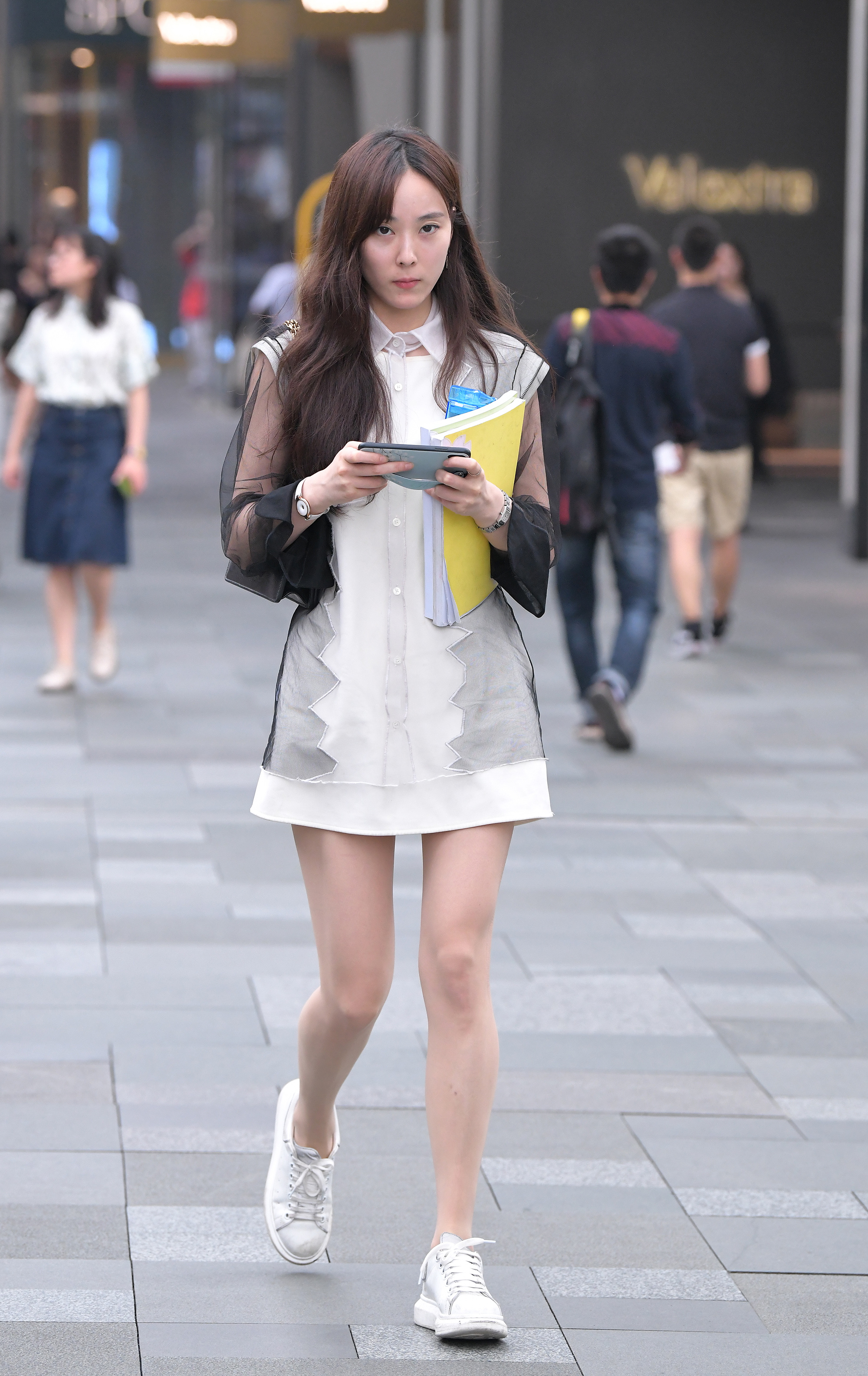  魔镜街拍,丝袜,裙装,小姐姐,街拍,写真套图,唐韵