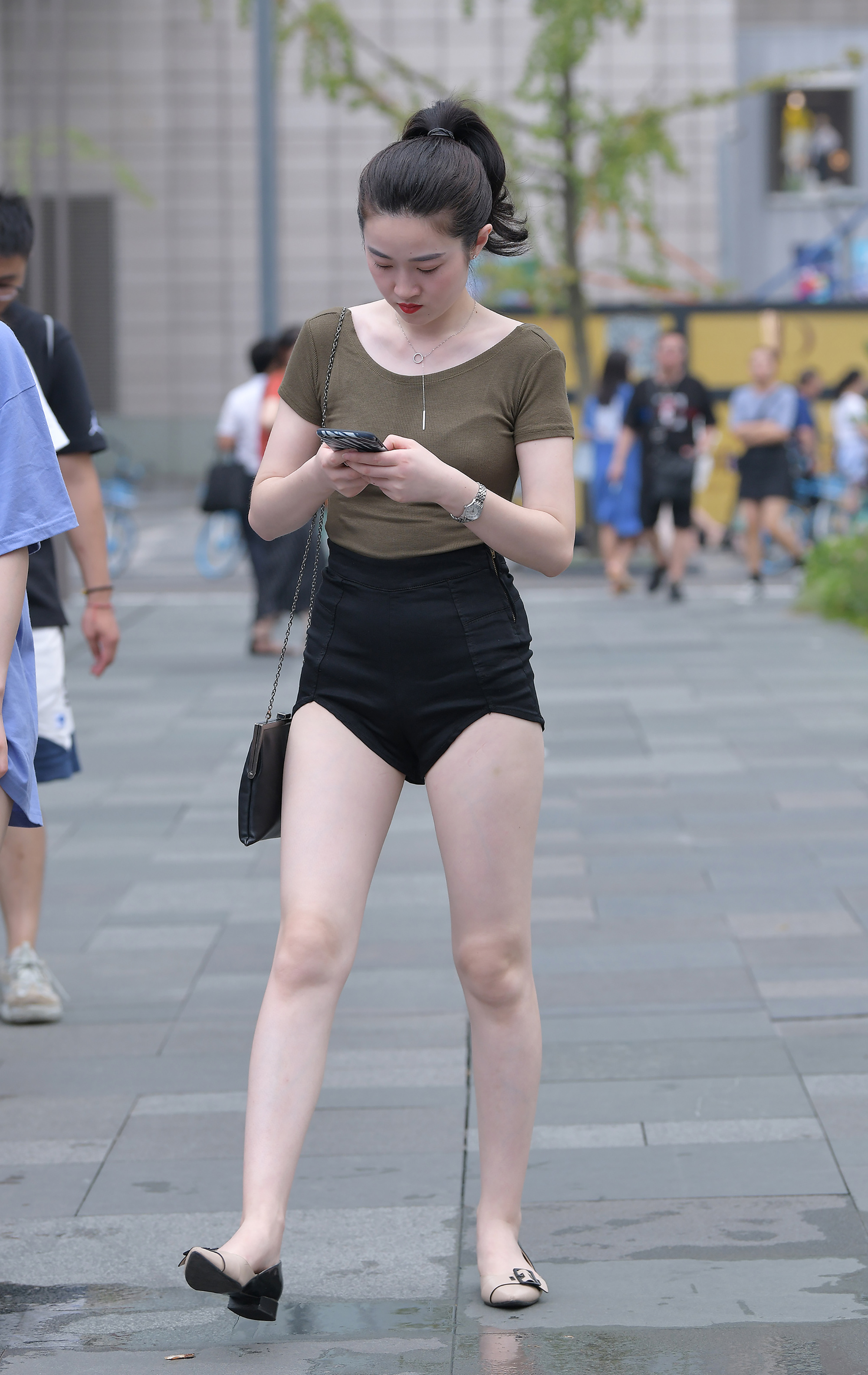  魔镜街拍,,少妇,街拍,写真套图,MFStar模范学院