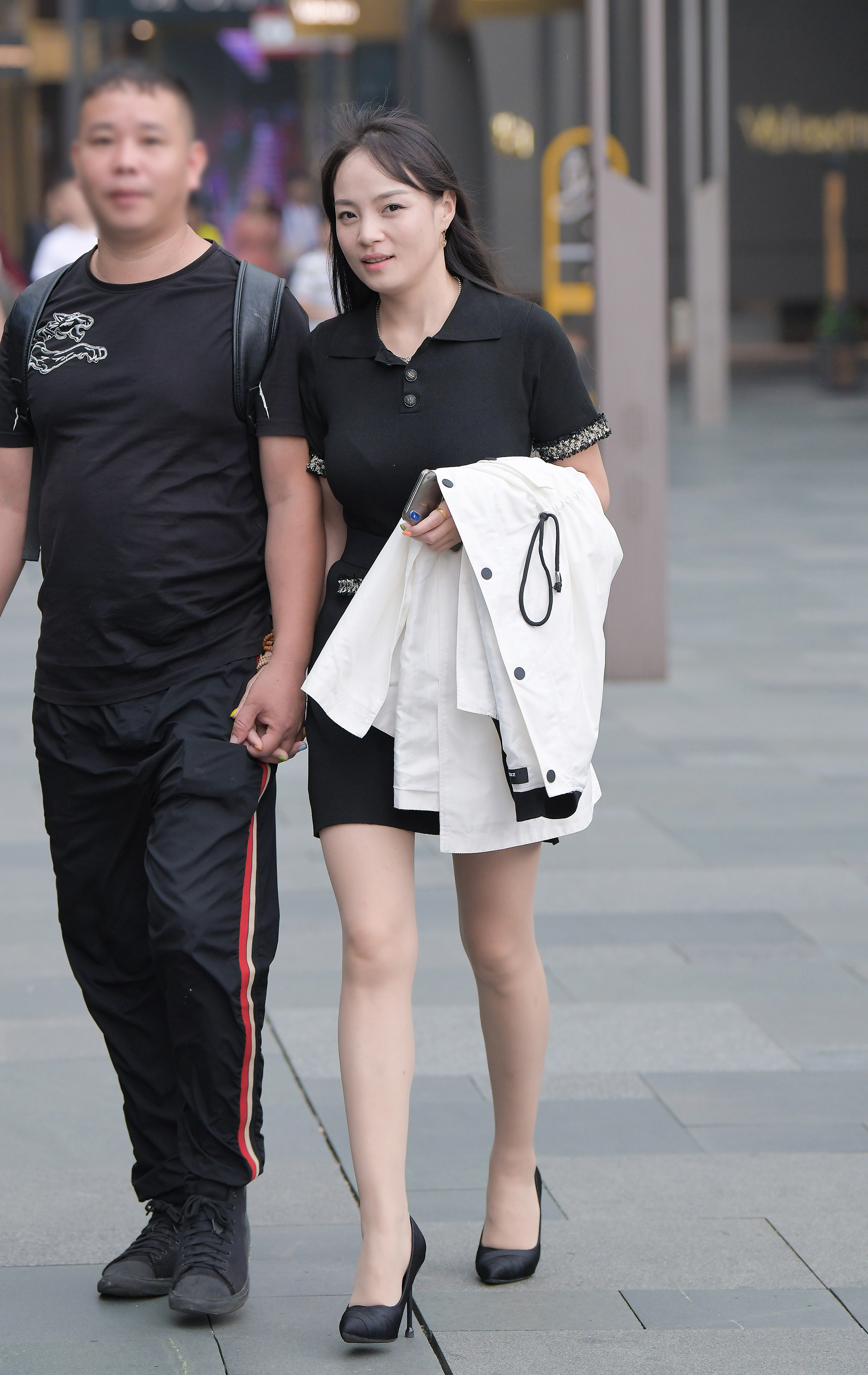  魔镜街拍,丝袜,裙装,少妇,街拍,写真套图,稚颜酱