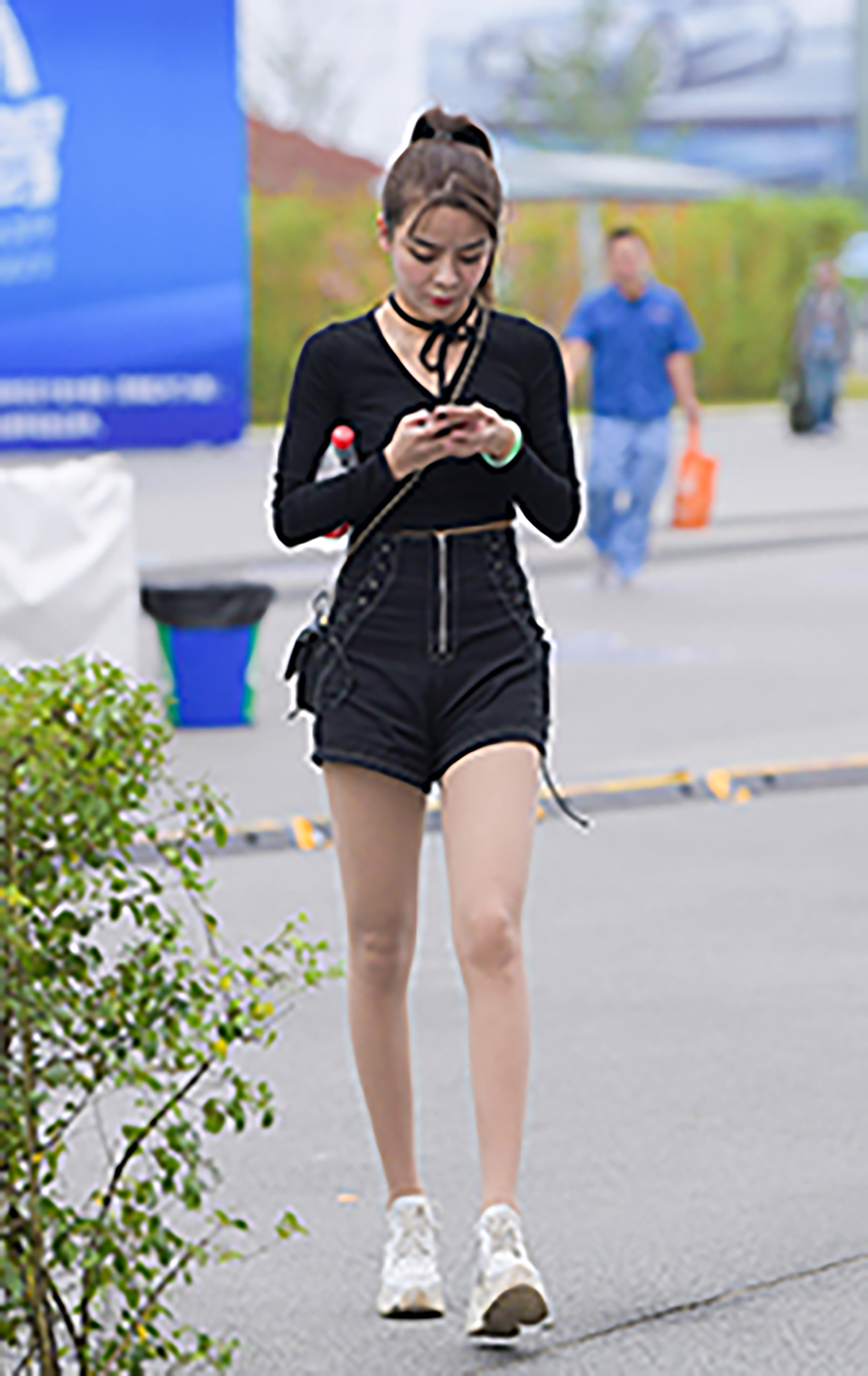  魔镜街拍,丝袜,熟女,街拍,写真套图,雪琪SAMA