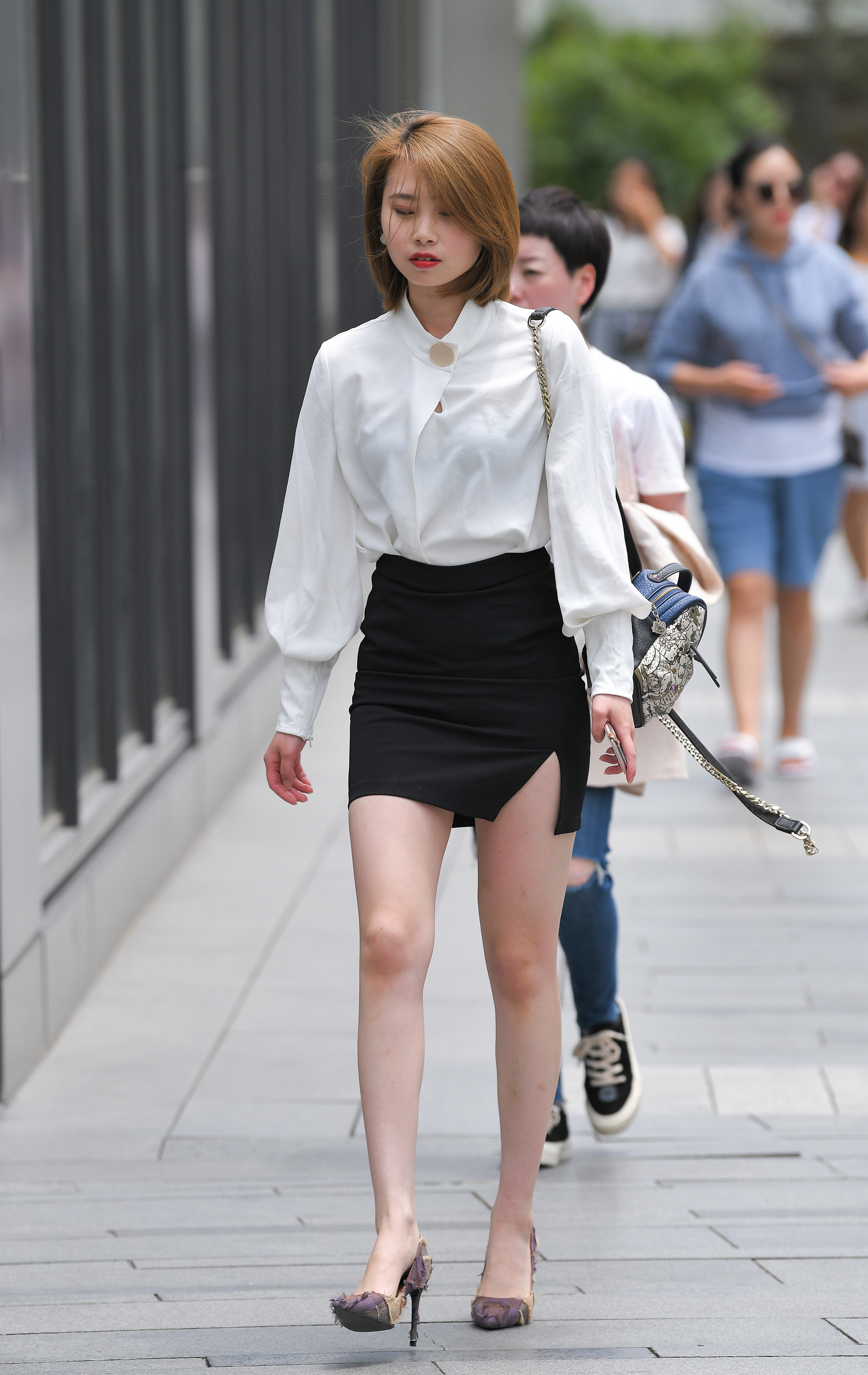  魔镜街拍,裙装,少妇,街拍,写真套图,Limerence原创