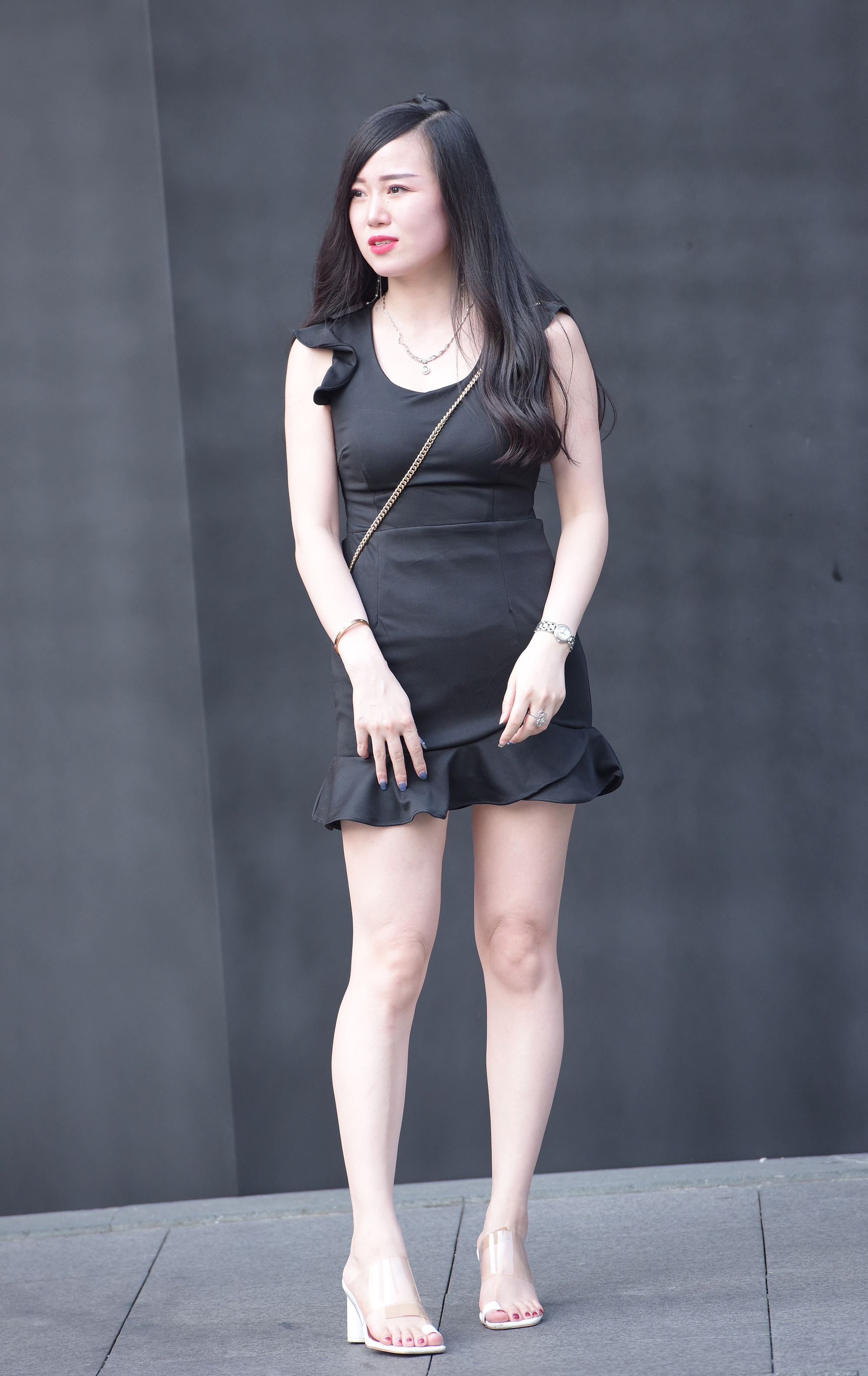  魔镜街拍,裙装,小姐姐,街拍,写真套图,Yoko宅夏