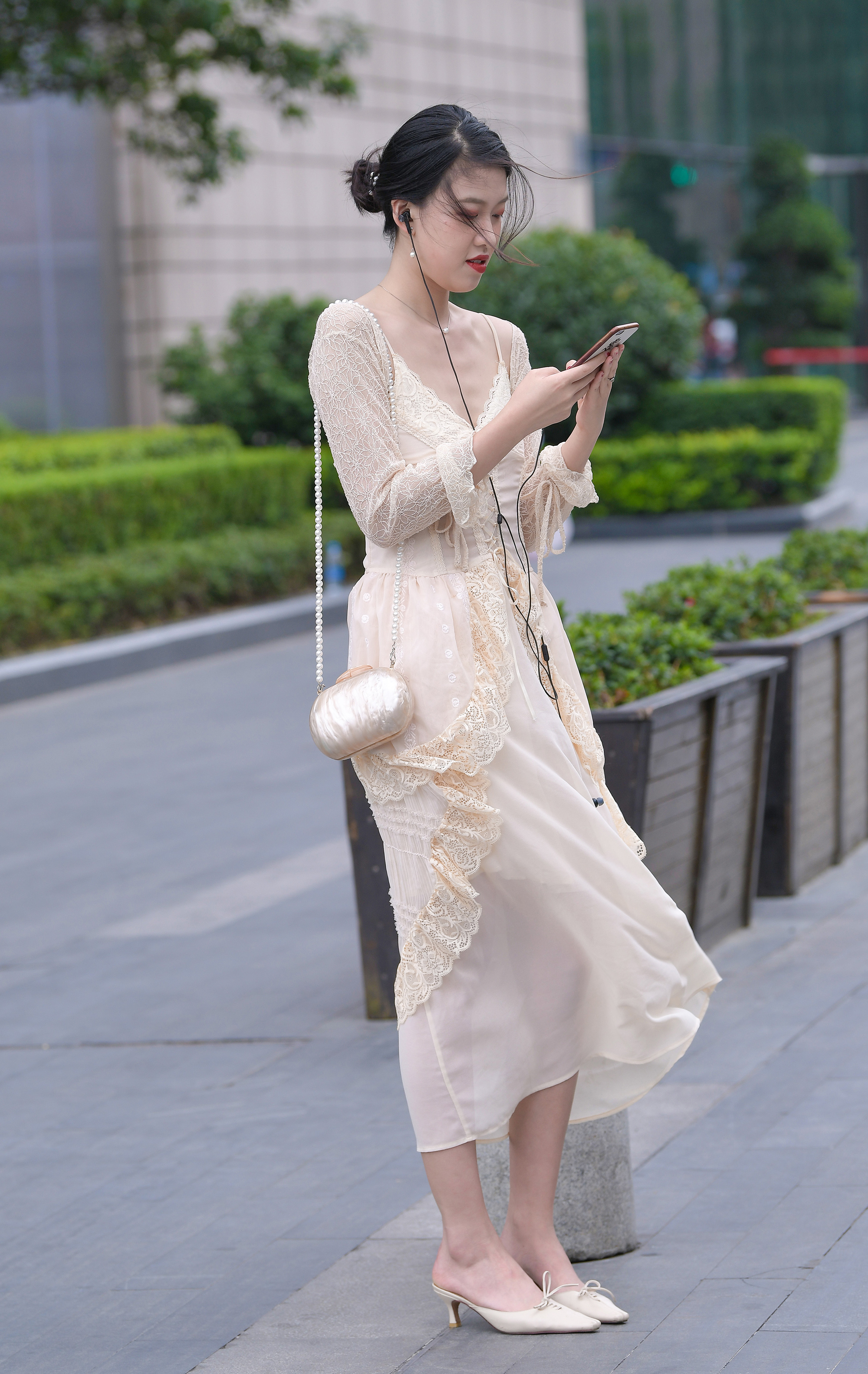  魔镜街拍,裙装,少妇,街拍,写真套图,MSLASS梦丝女神