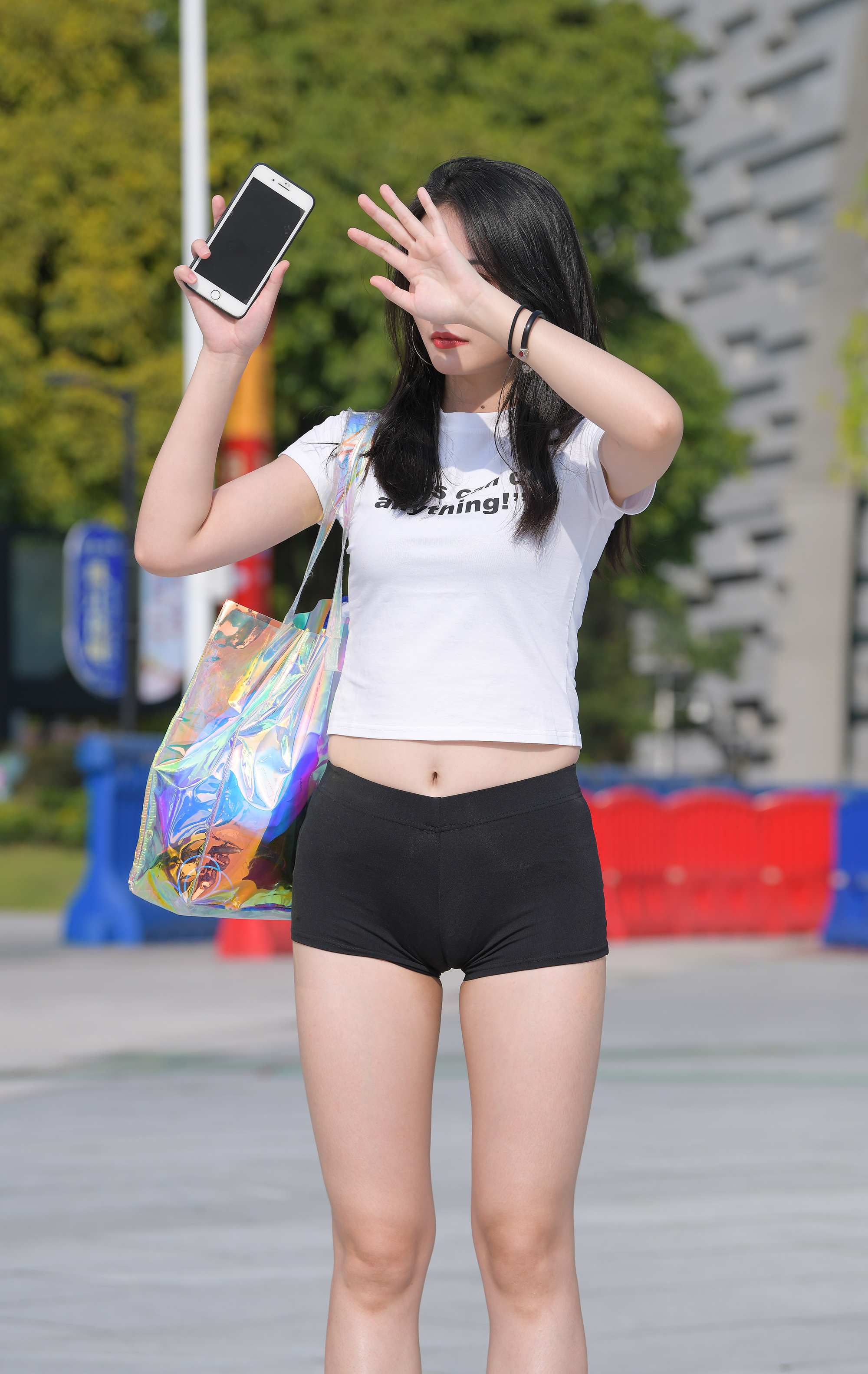  街拍鸭,魔镜街拍,紧身裤,人妻,街拍,写真套图,大名模网