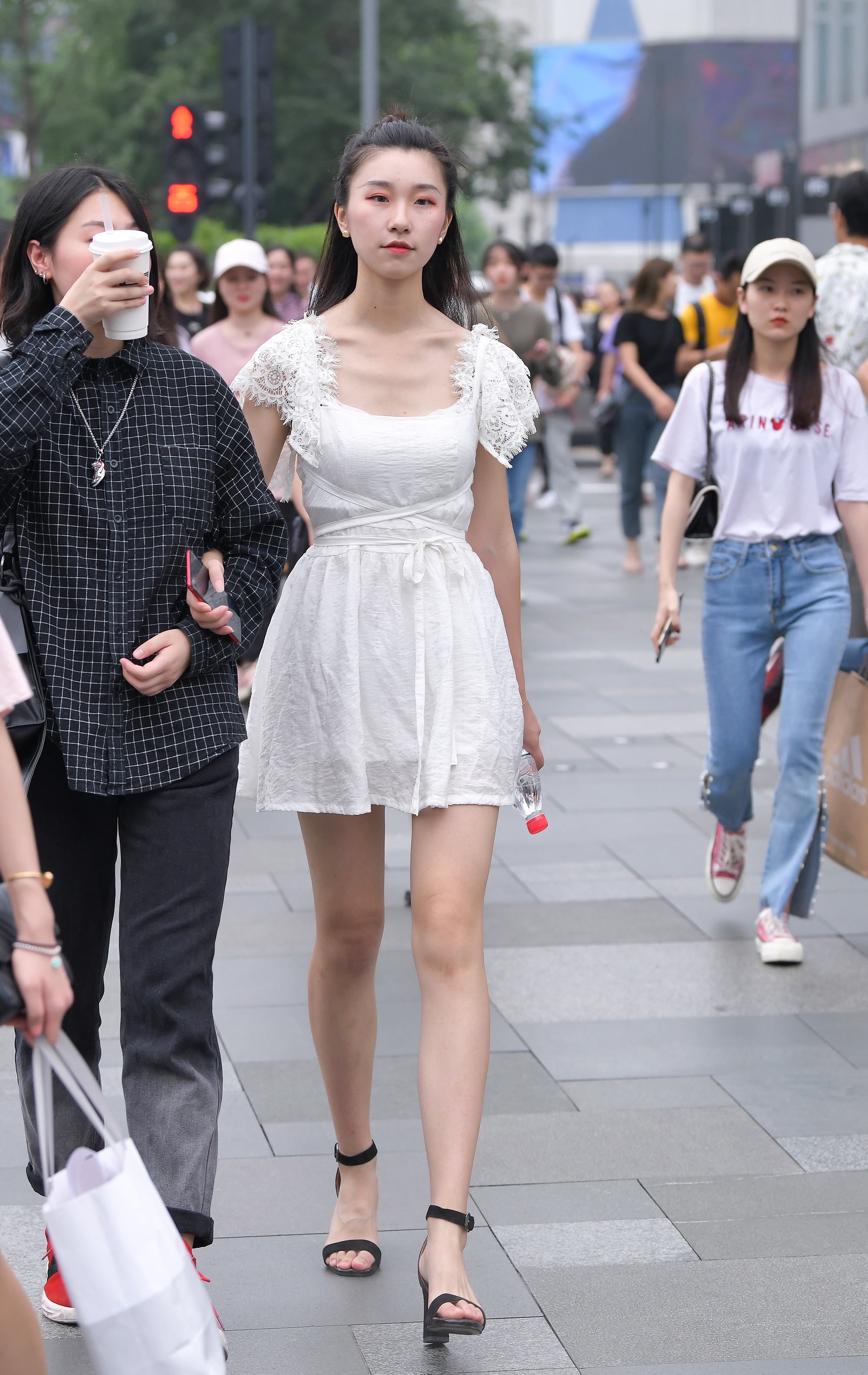  魔镜街拍,裙装,小姐姐,街拍,写真套图,商场商店系列