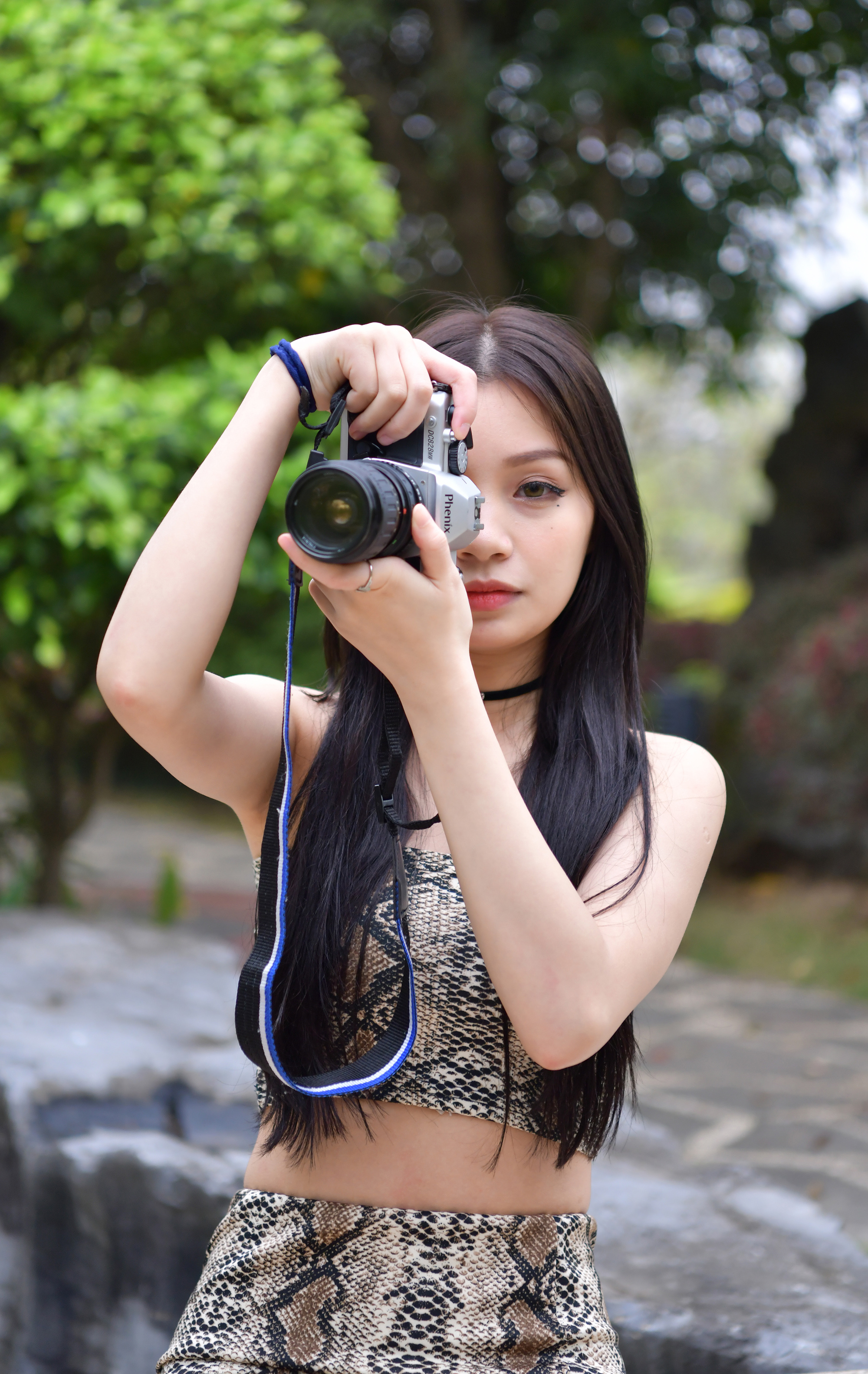  街拍鸭,魔镜街拍,丝袜,裙装,小姐姐,街拍,写真套图,妖君白研