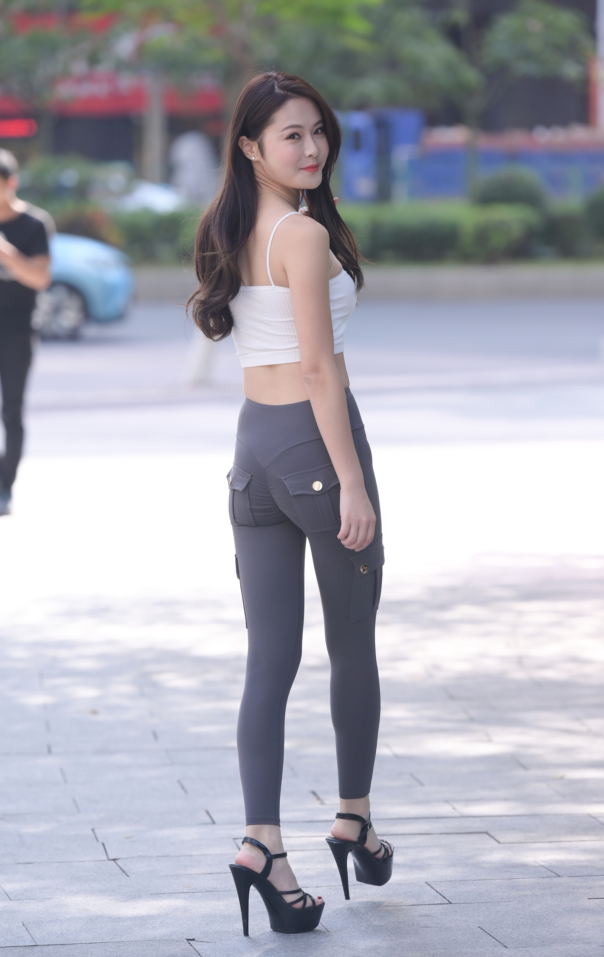  魔镜街拍,,少妇,街拍,写真套图,誉铭传媒