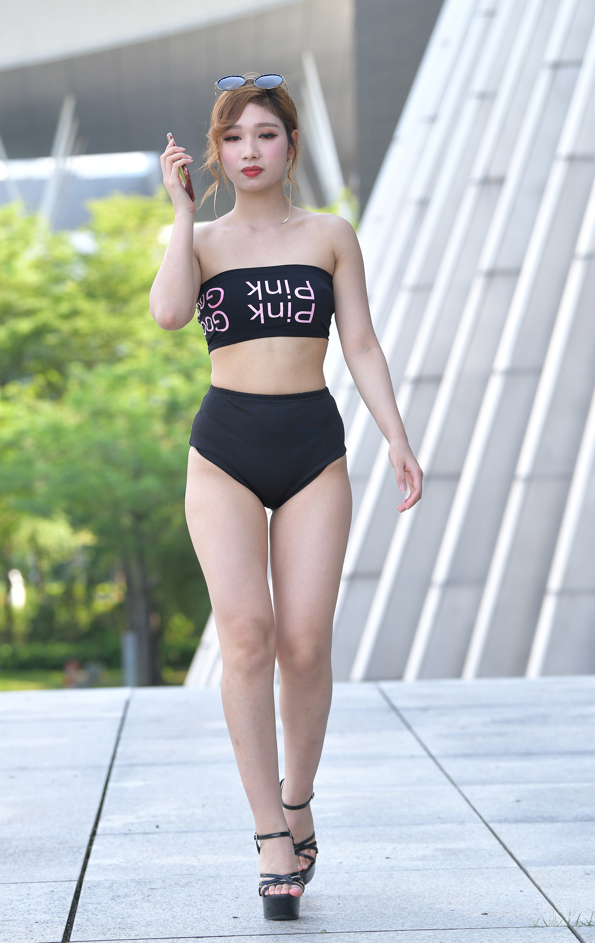  街拍鸭,魔镜街拍,,美女,街拍,写真套图,念雪ww