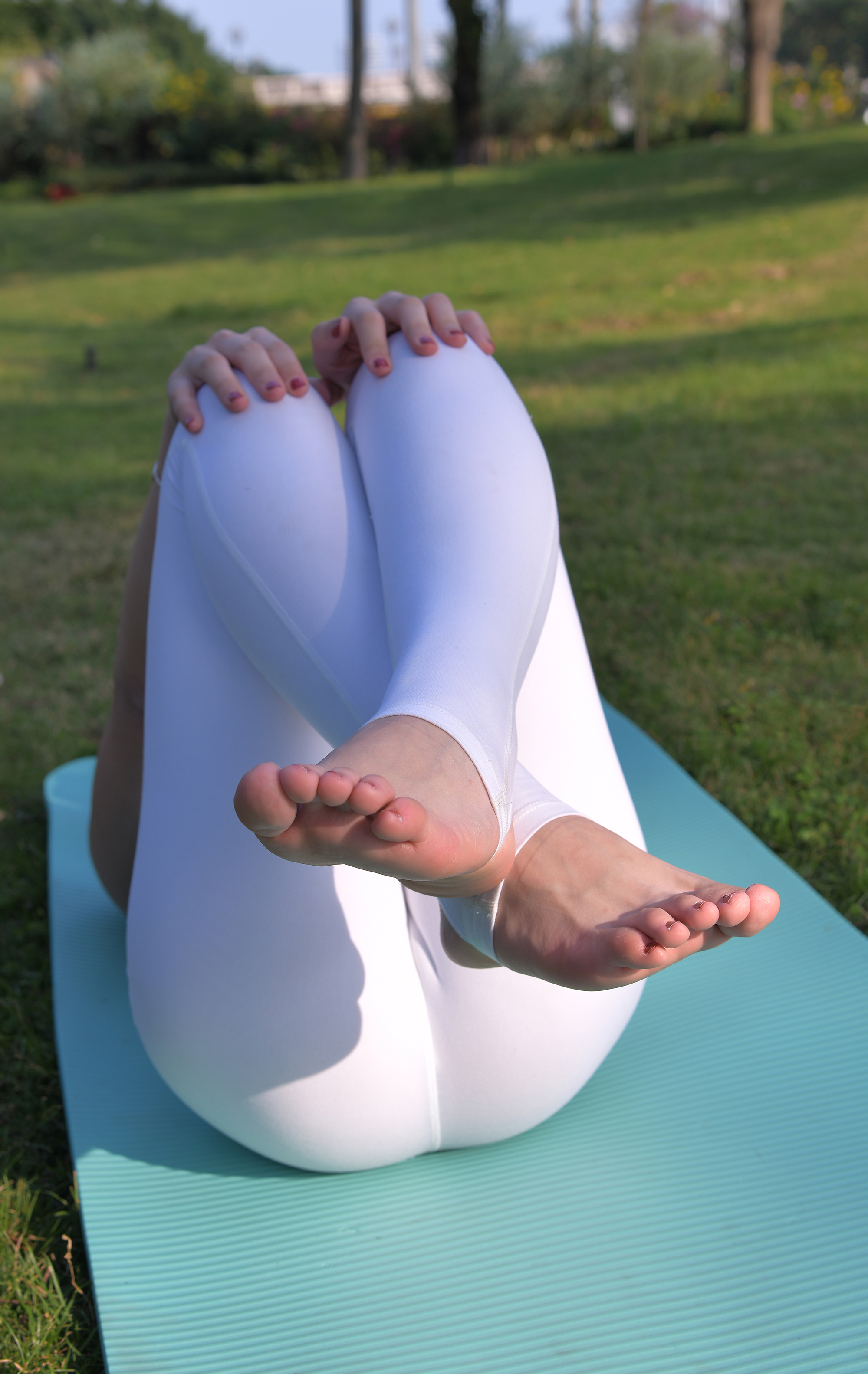  街拍鸭,魔镜街拍,紧身裤,小姐姐,街拍,写真套图,萌甜物语