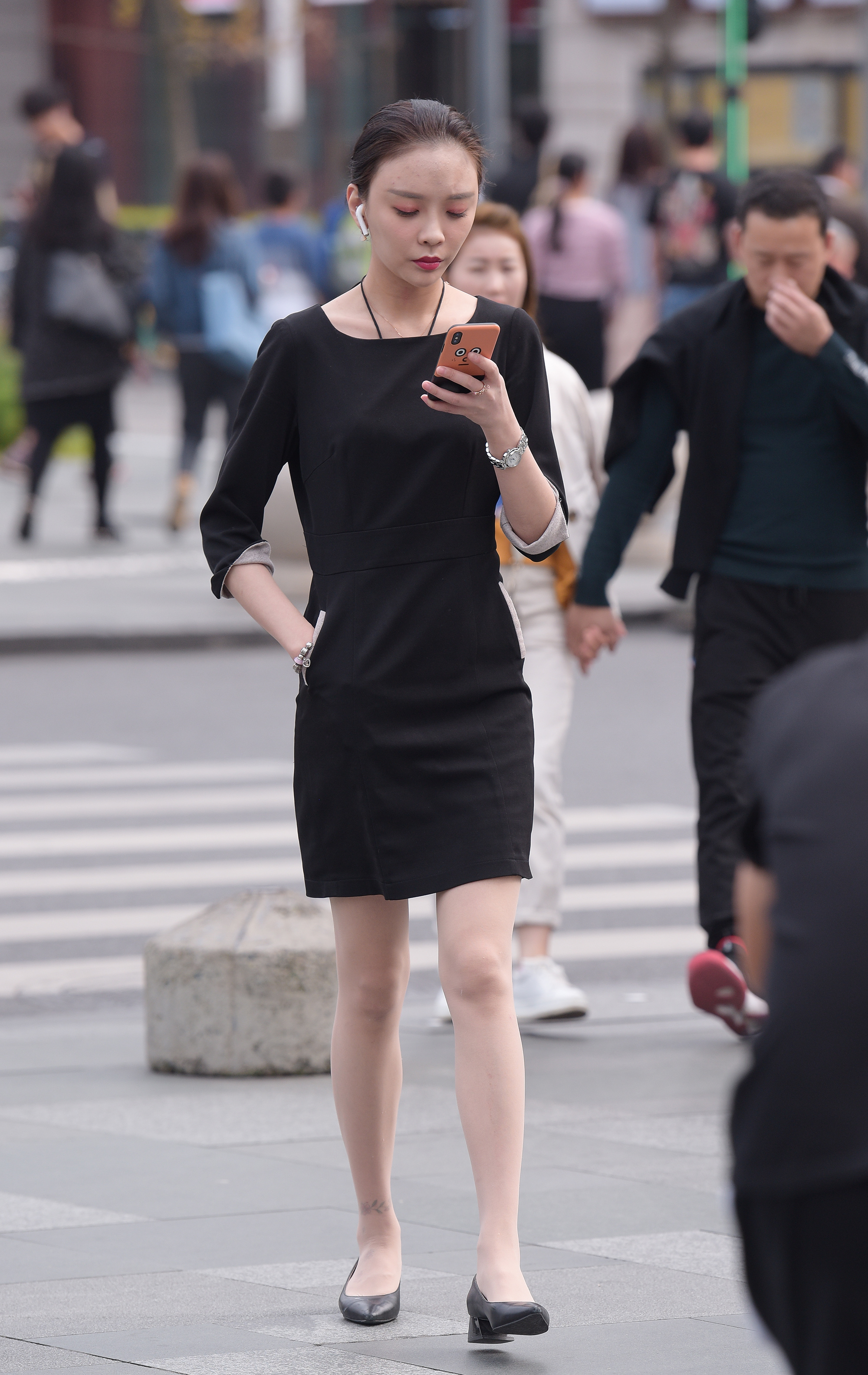  魔镜街拍,裙装,丝袜,熟女,街拍,写真套图,MFStar模范学院