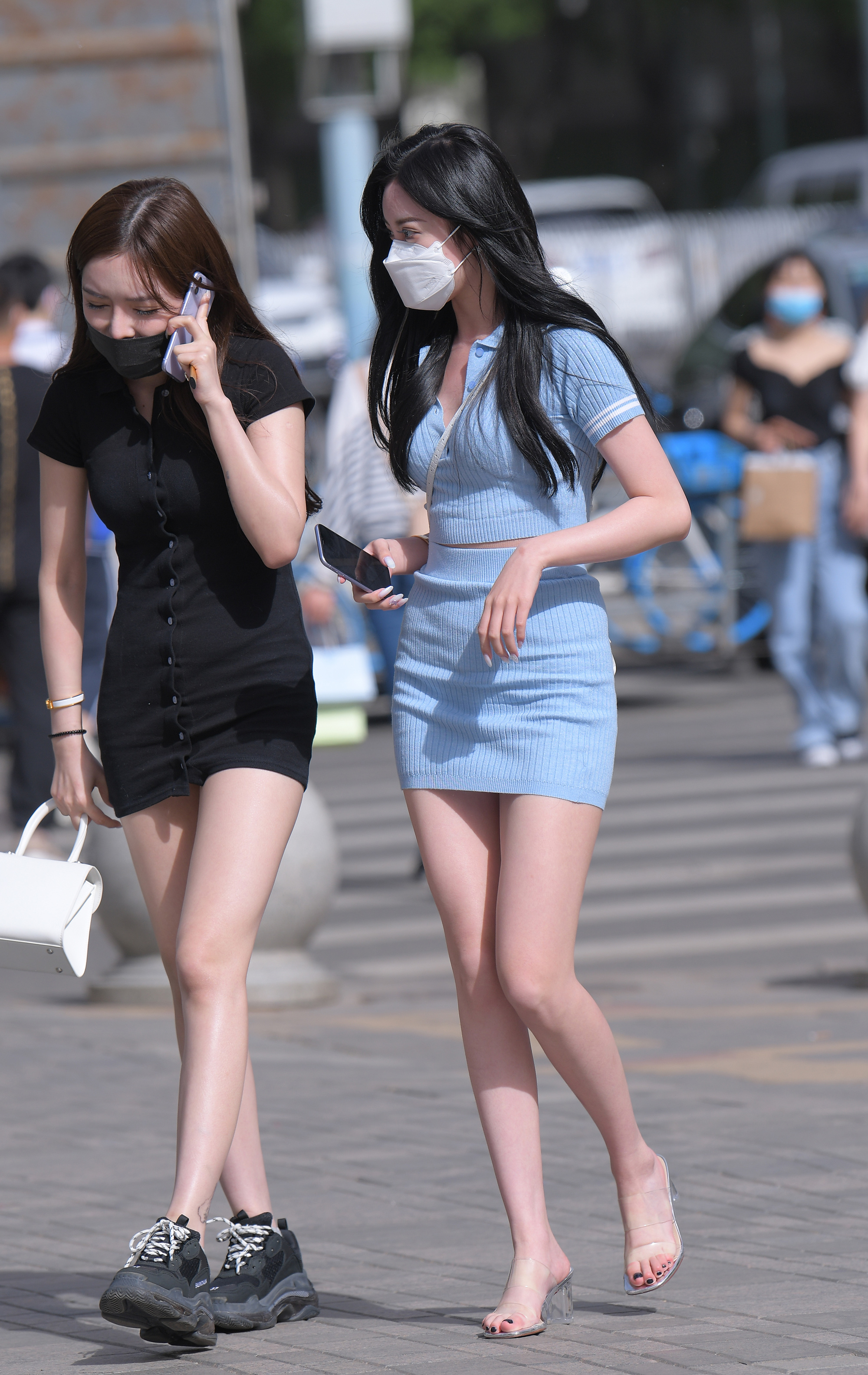  魔镜街拍,裙装,人妻,街拍,写真套图,丝月神