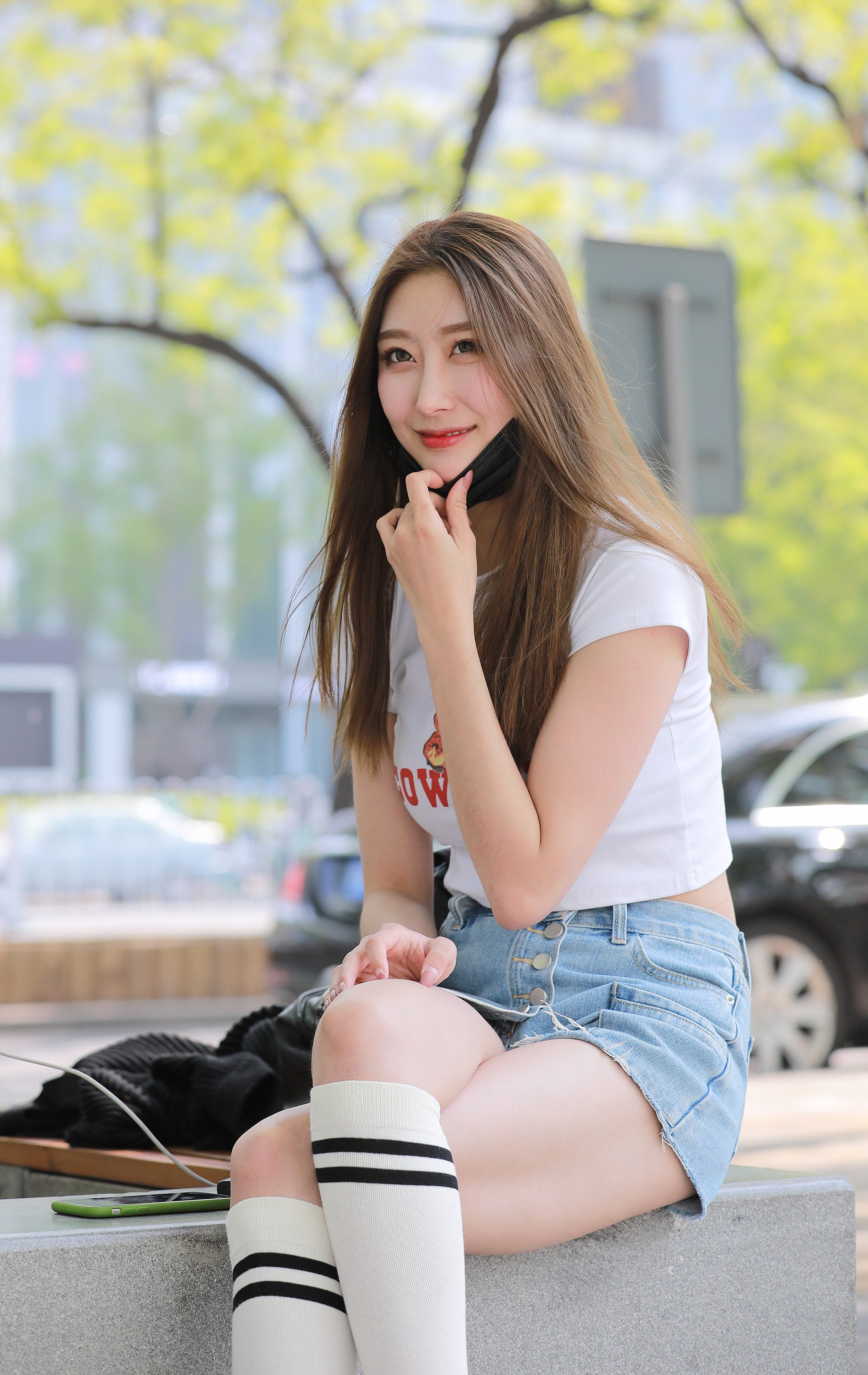  魔镜街拍,热裤,小姐姐,街拍,写真套图,IMiss爱蜜社