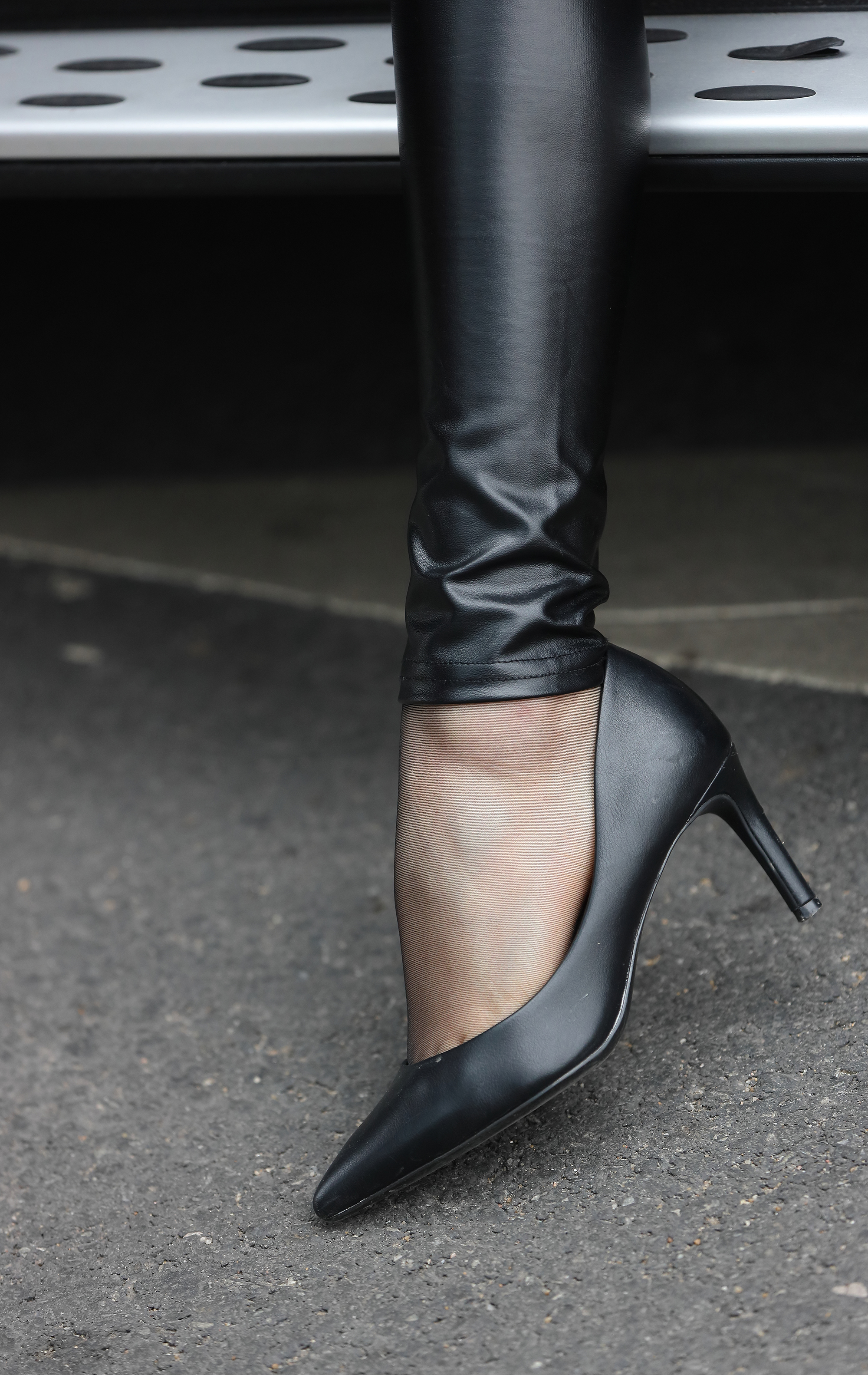 Wiki 街拍鸭,魔镜街拍,丝袜,皮裤,美女,街拍,写真套图,花铃