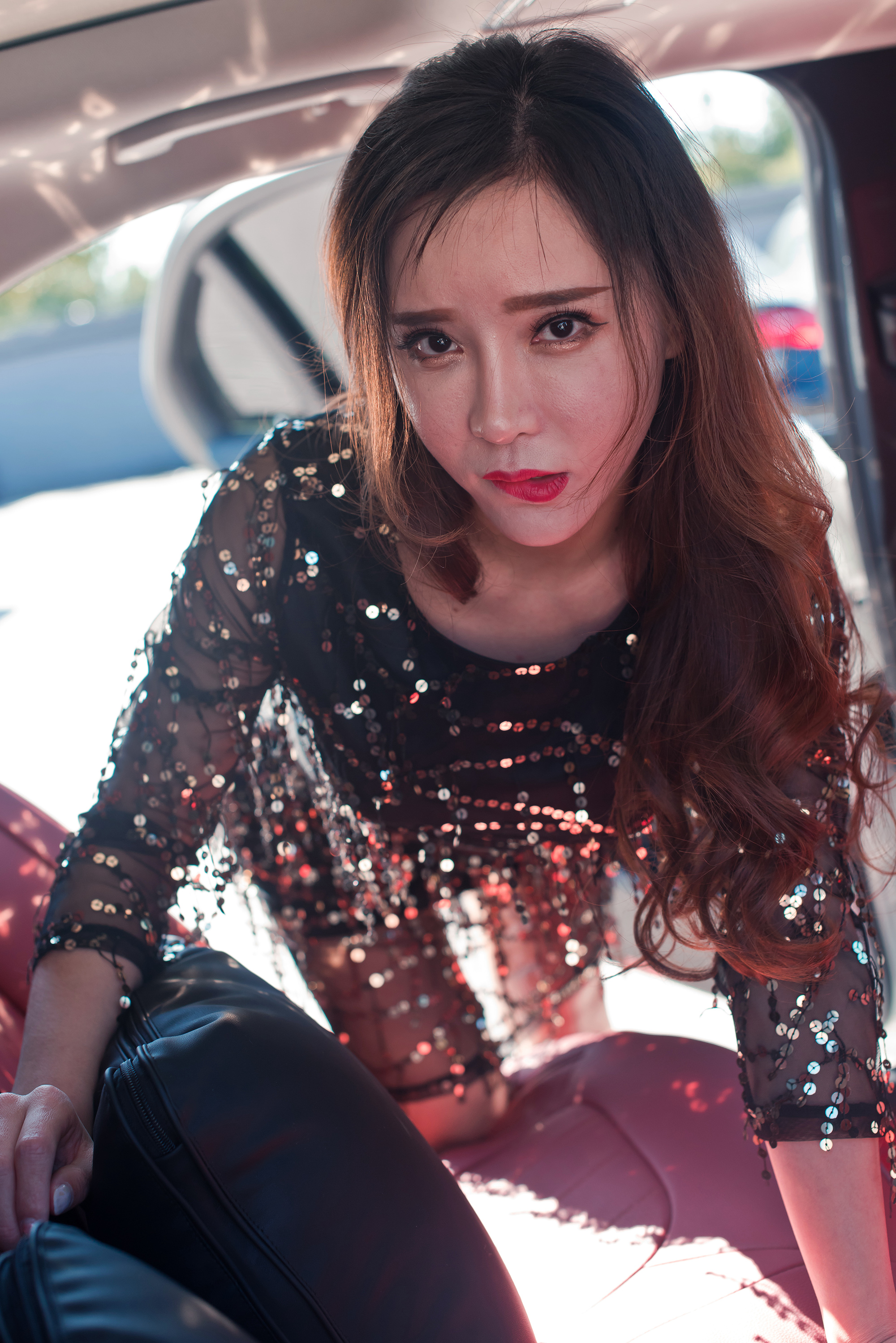 小青 街拍鸭,魔镜街拍,裙装,小姐姐,街拍,写真套图,白金Saki