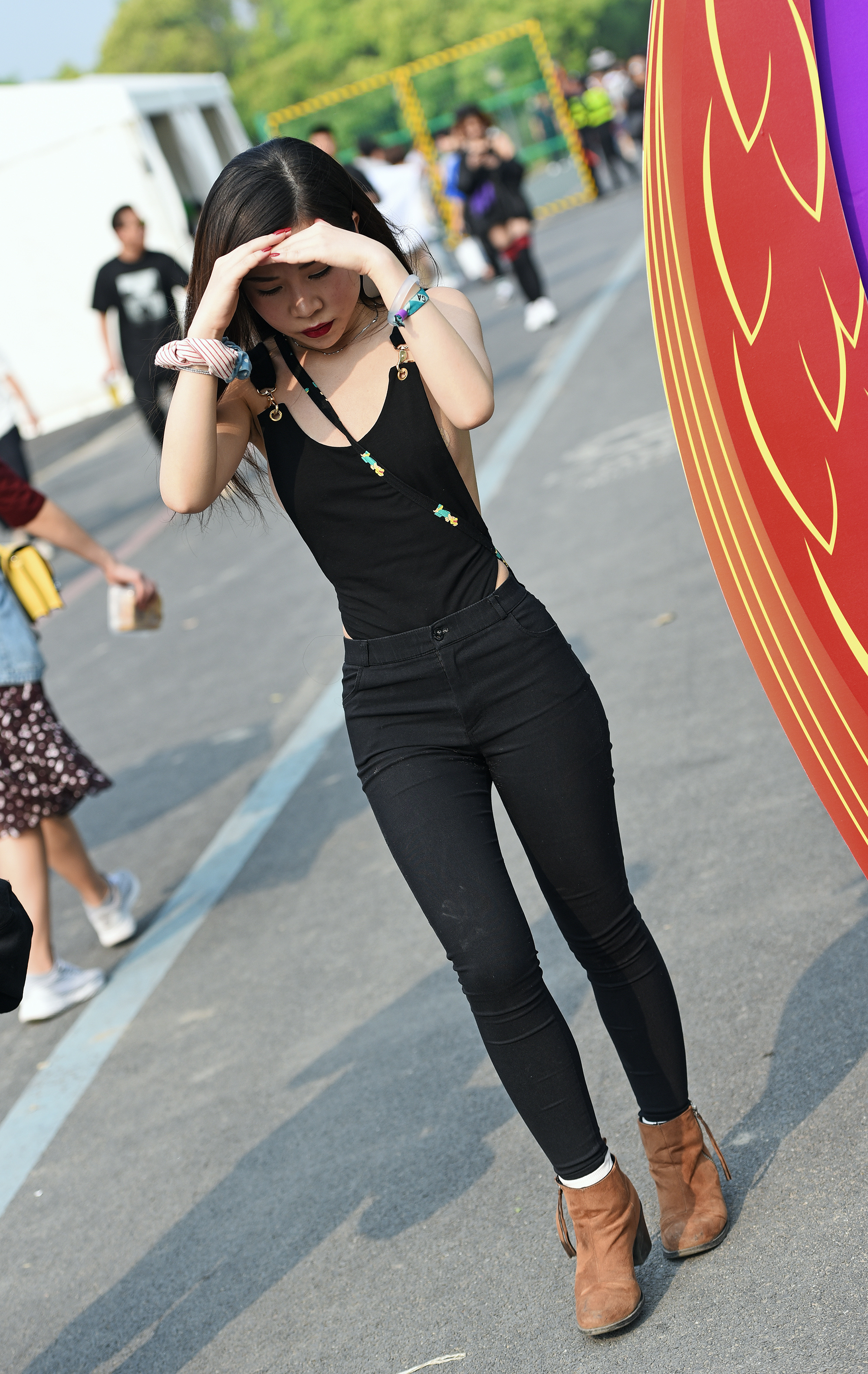  魔镜街拍,,人妻,街拍,写真套图,ISHOW爱秀