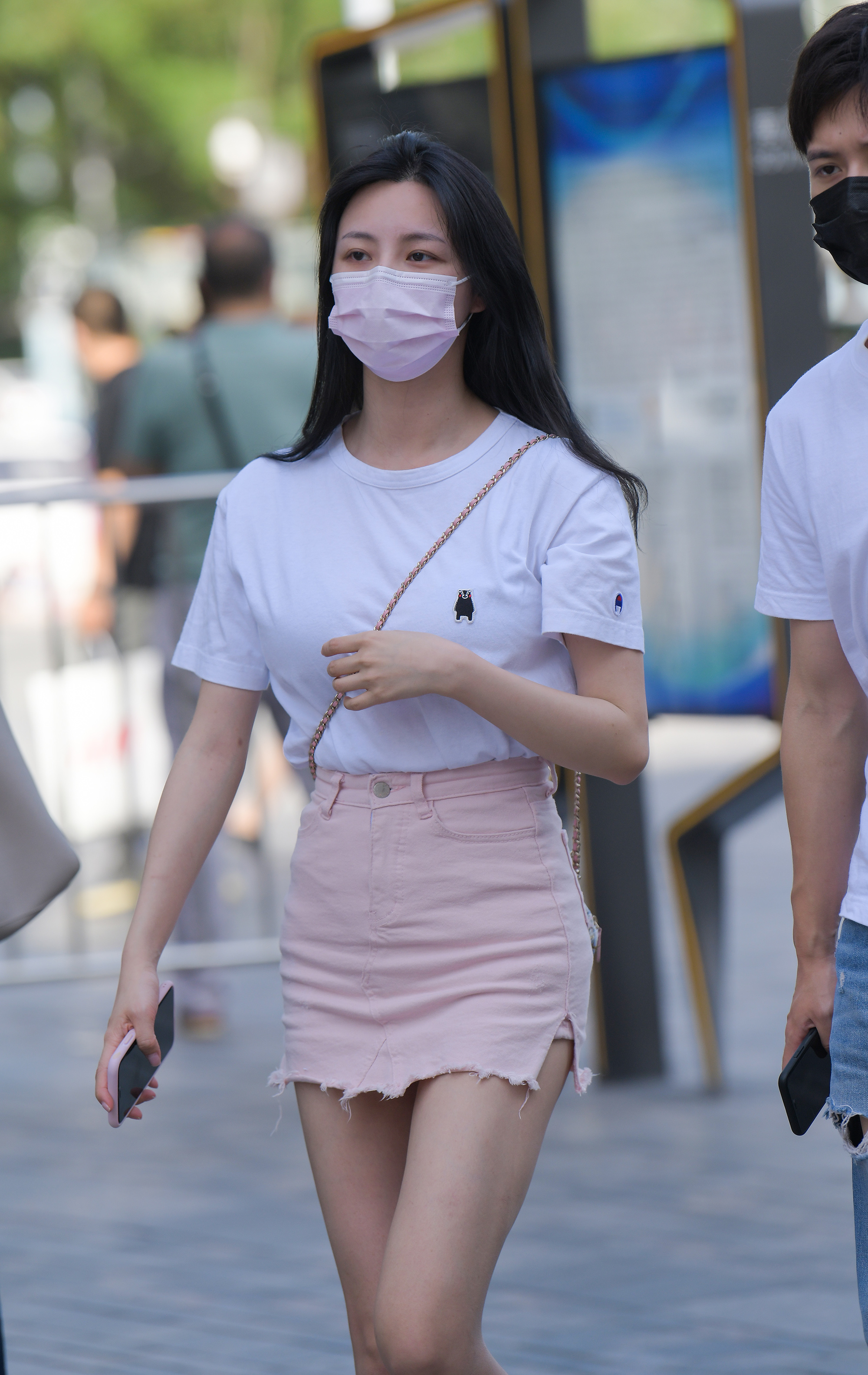  魔镜街拍,裙装,少妇,街拍,写真套图,稚颜酱