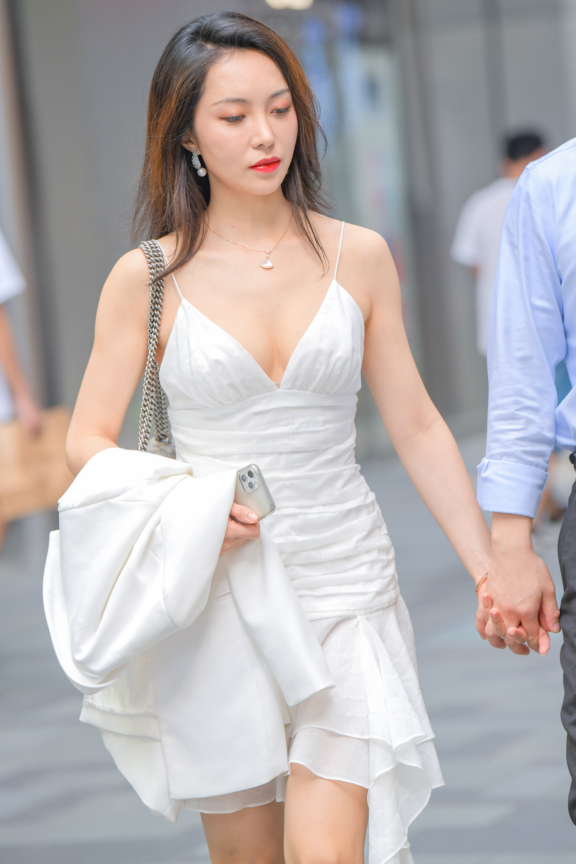  魔镜街拍,裙装,少妇,街拍,写真套图,SIEE丝意