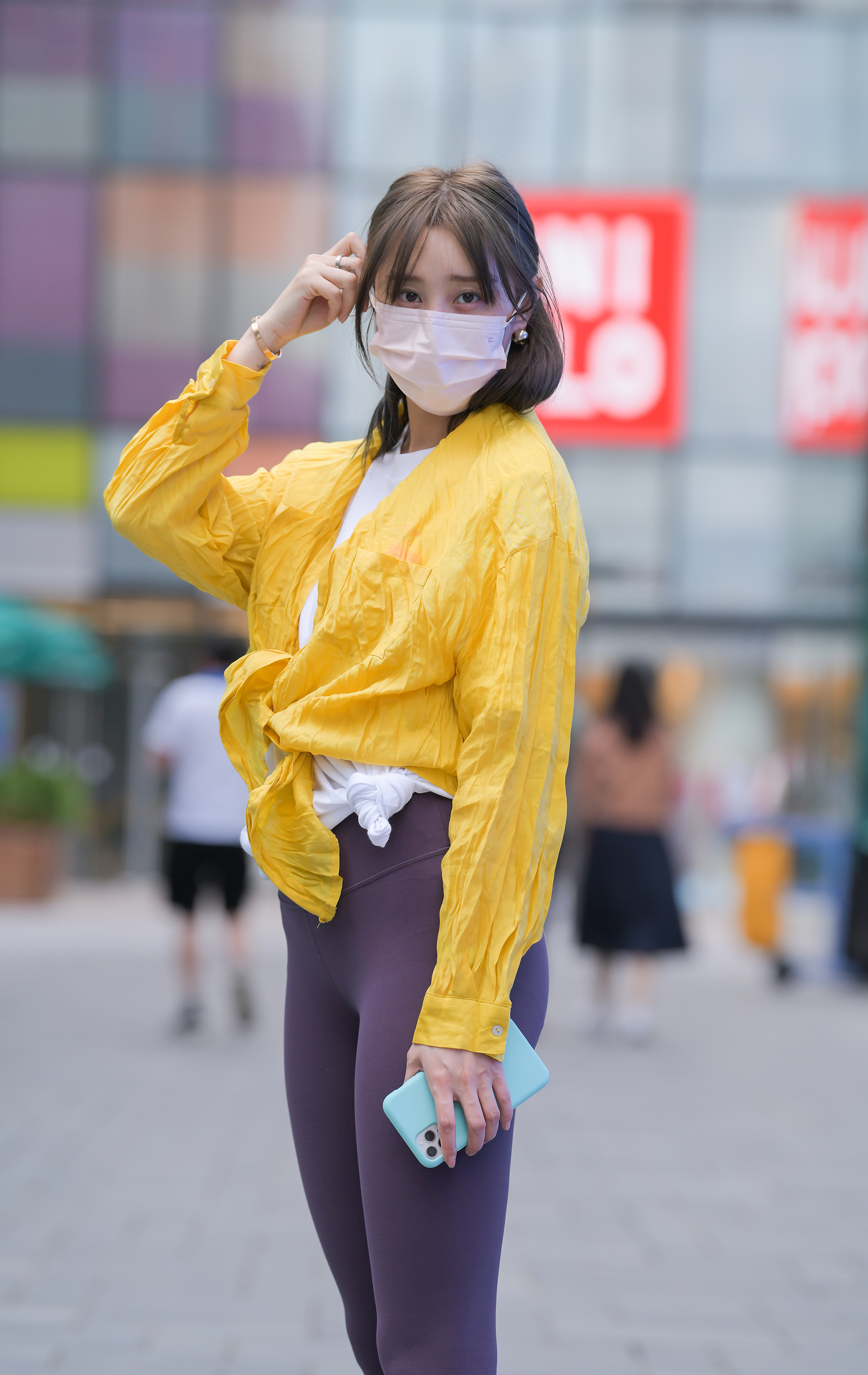  魔镜街拍,美臀,紧身裤,熟女,街拍,写真套图,Limerence原创