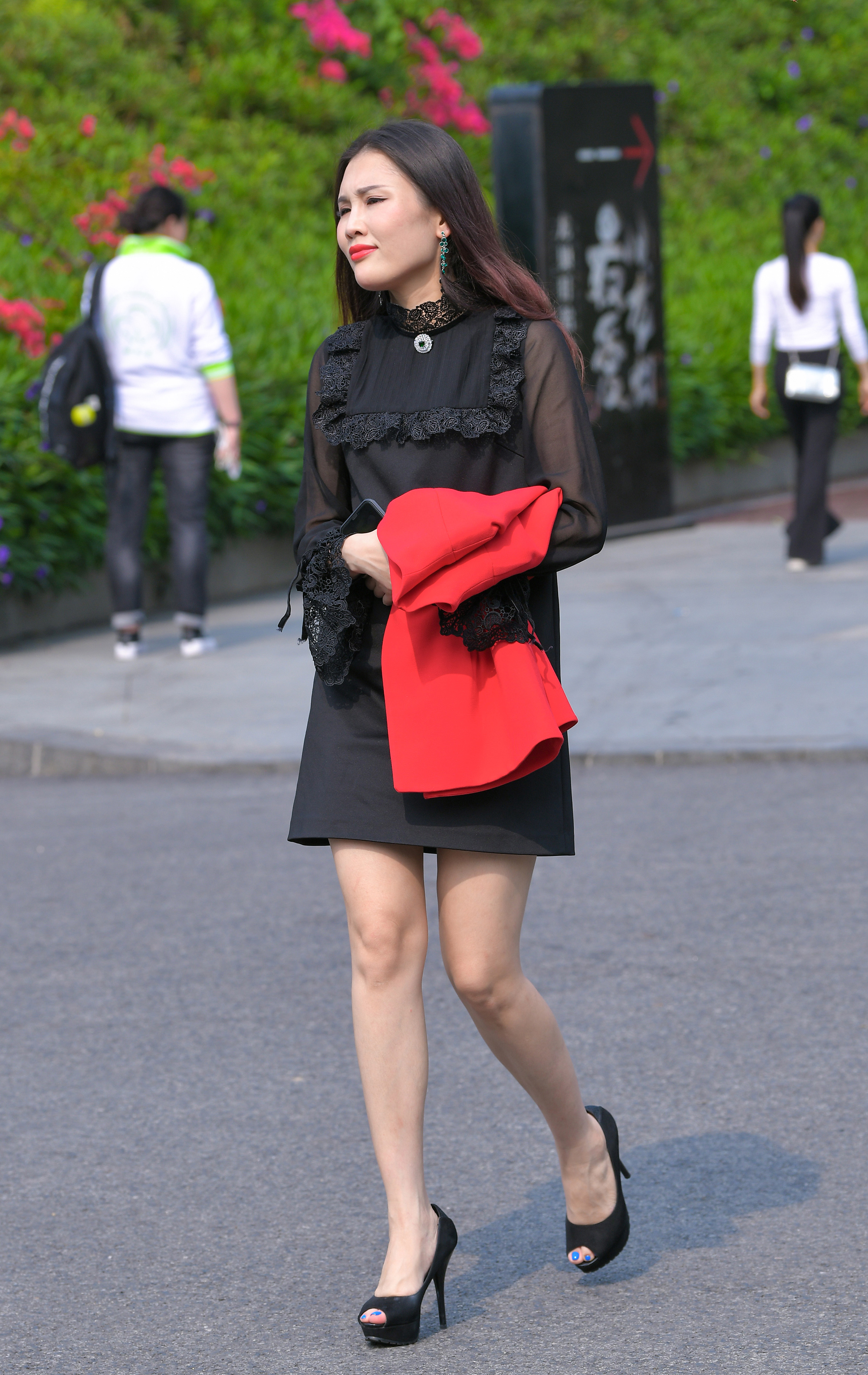  魔镜街拍,裙装,人妻,街拍,写真套图,丝月神