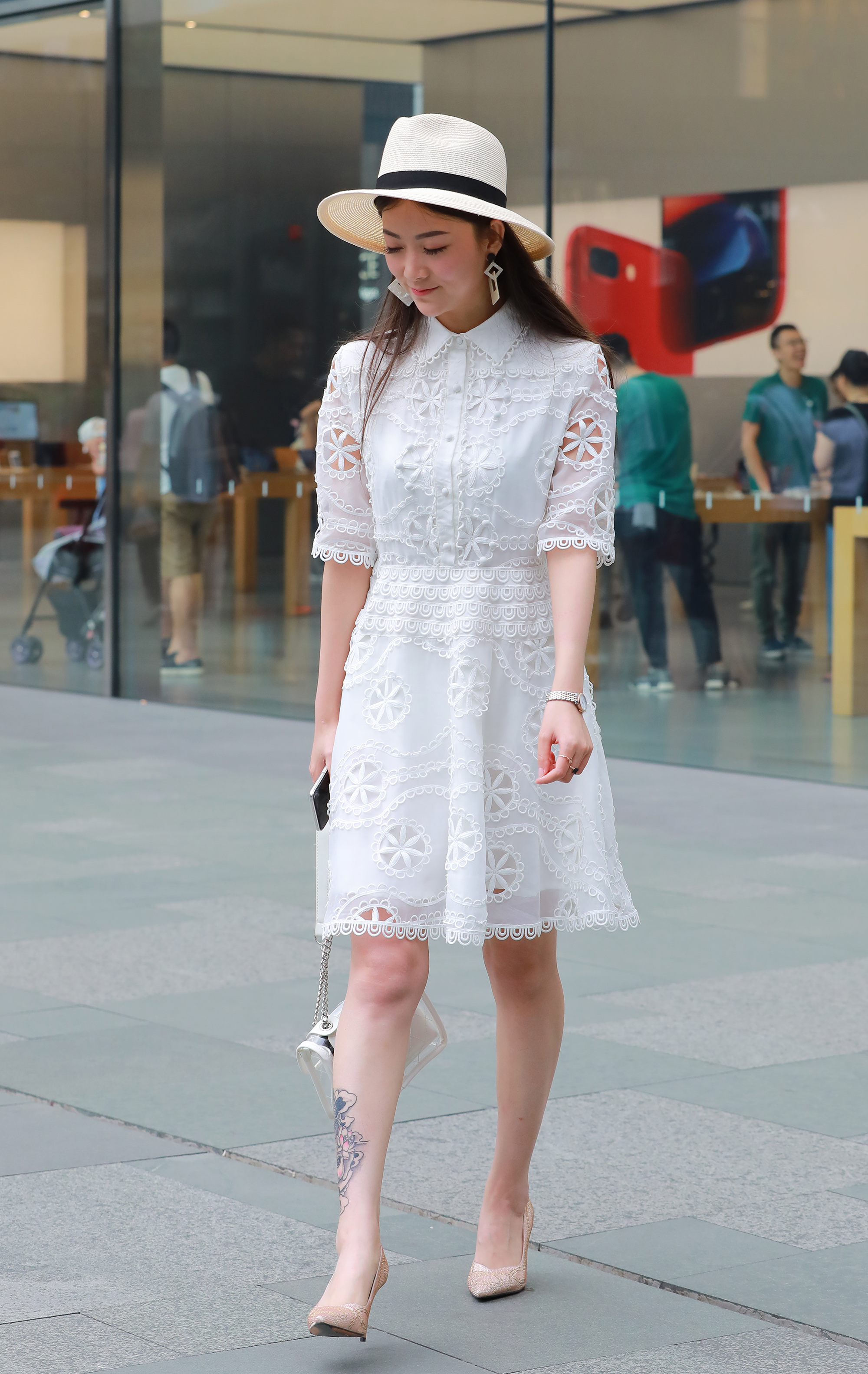  魔镜街拍,裙装,小姐姐,街拍,写真套图,椎名莜