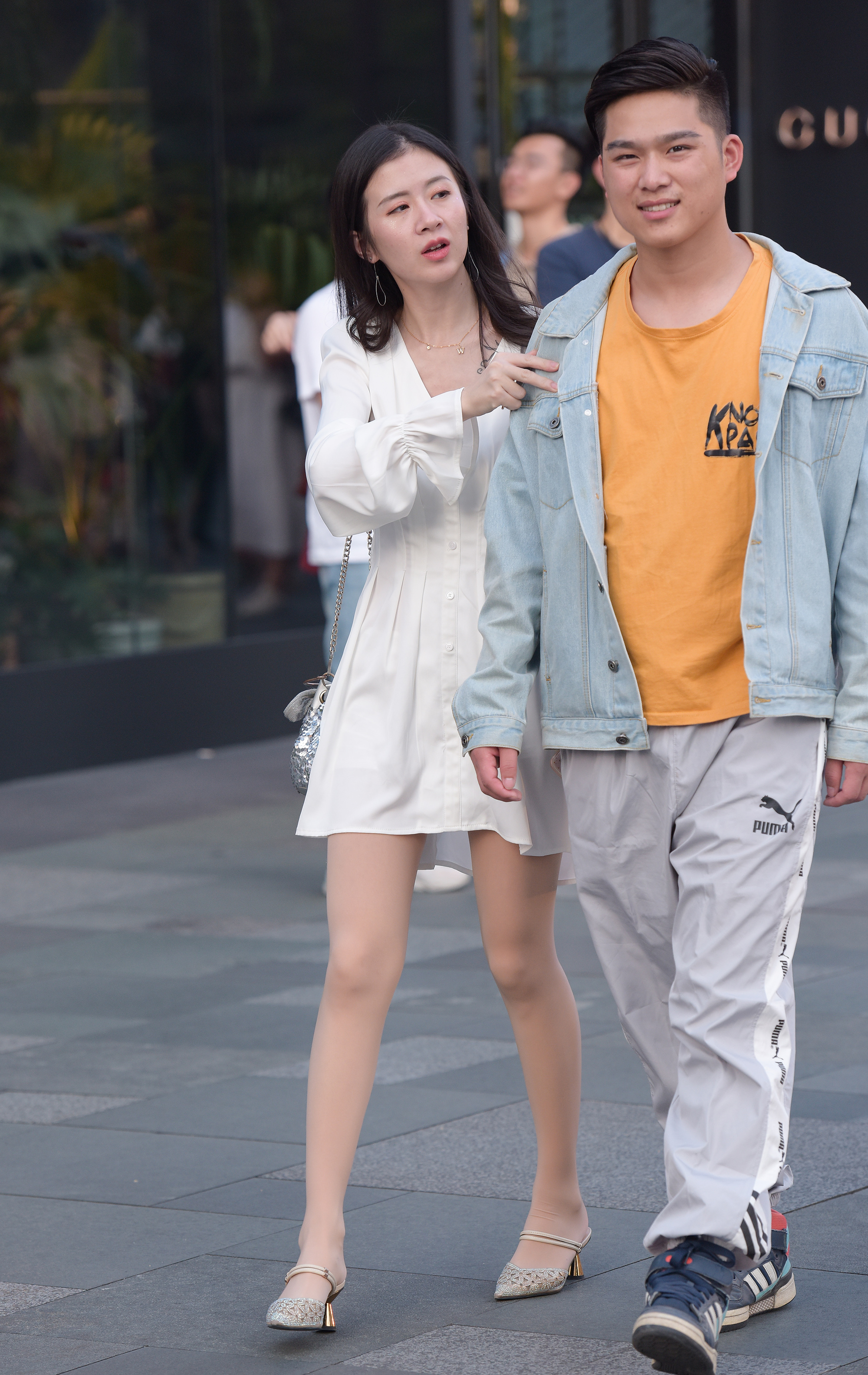  魔镜街拍,丝袜,裙装,小姐姐,街拍,写真套图,雪琪SAMA