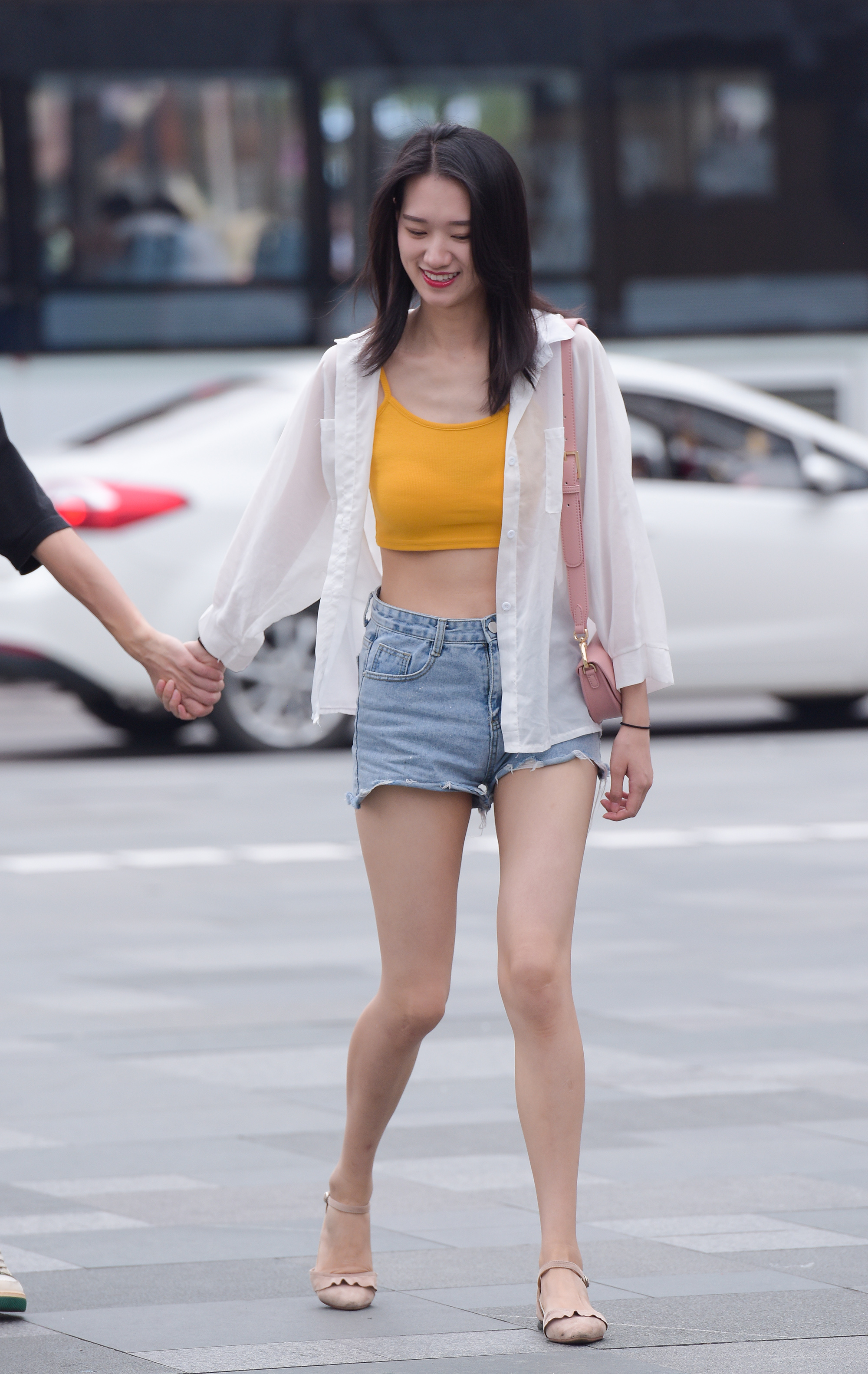  街拍鸭,魔镜街拍,热裤,人妻,街拍,写真套图,素人渔夫