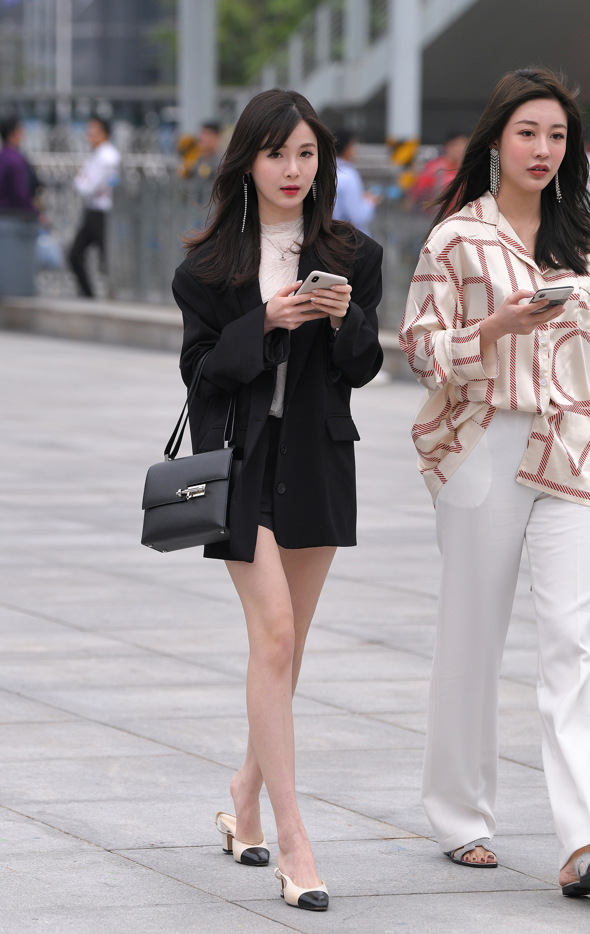  魔镜街拍,,小姐姐,街拍,写真套图,喵喵的喵吖