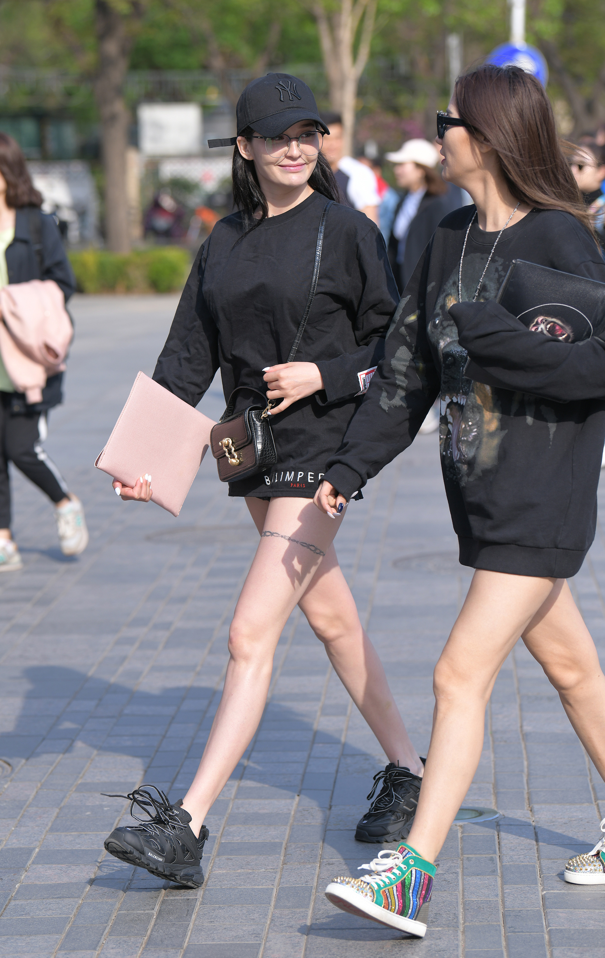  魔镜街拍,裙装,熟女,街拍,写真套图,Candy网红馆