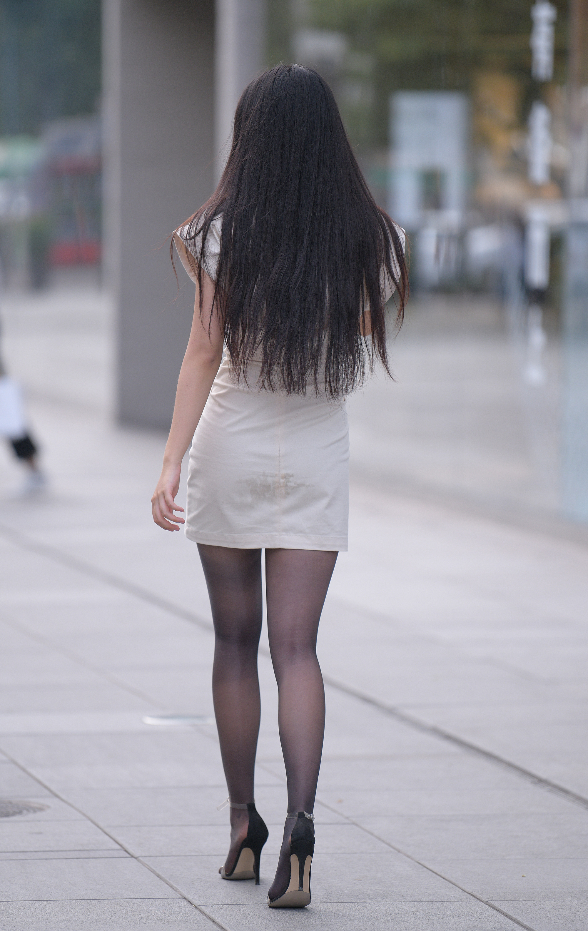  魔镜街拍,丝袜,裙装,美女,街拍,写真套图,中山原创