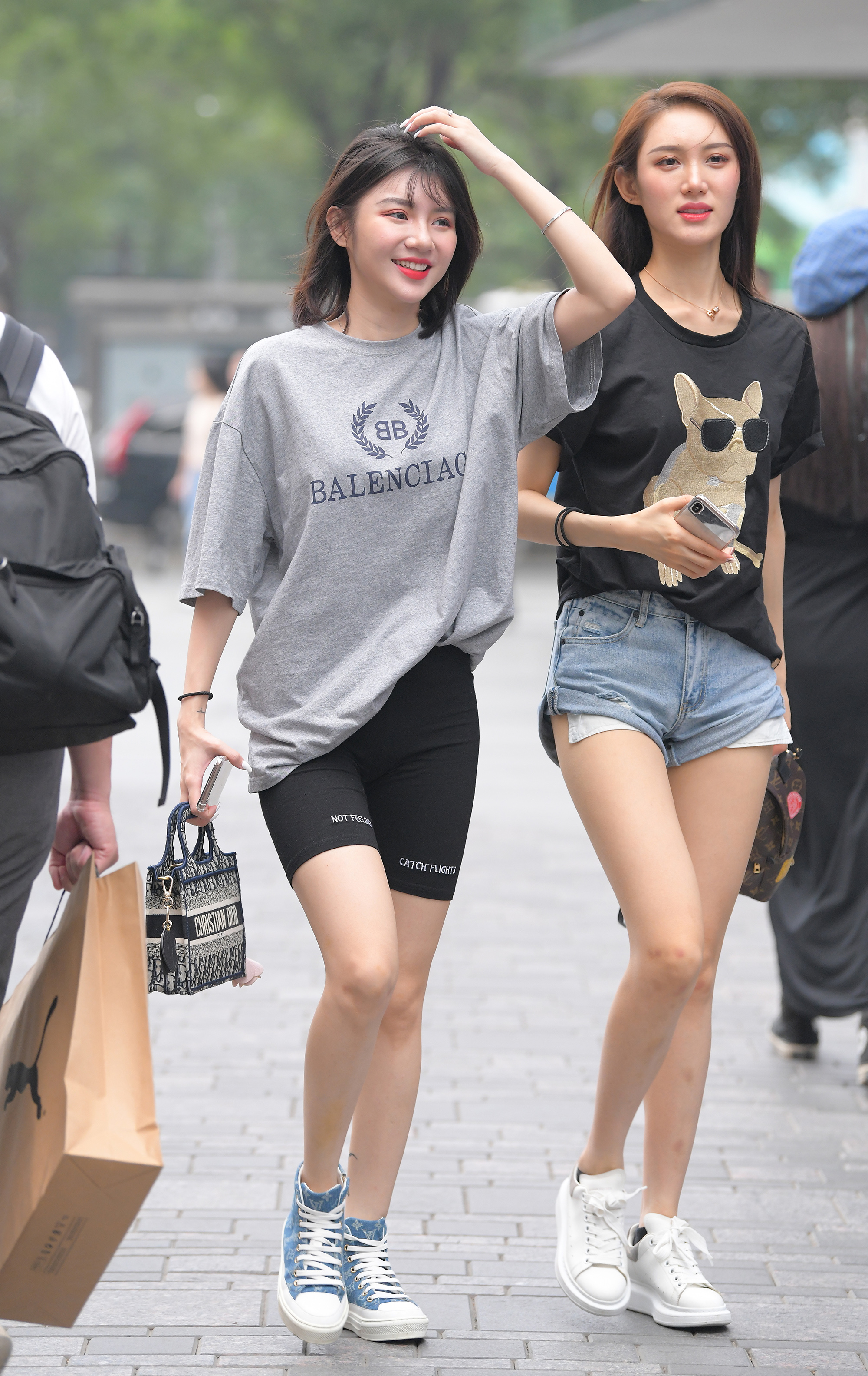  魔镜街拍,紧身裤,美女,街拍,写真套图,清流杂志