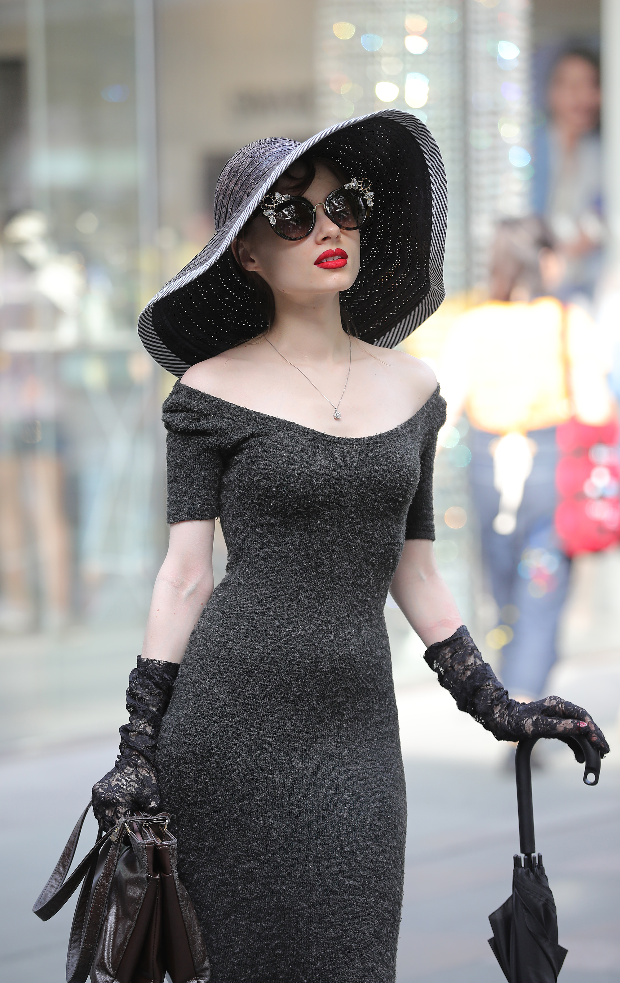  魔镜街拍,裙装,熟女,街拍,写真套图,RuiSG瑞丝馆