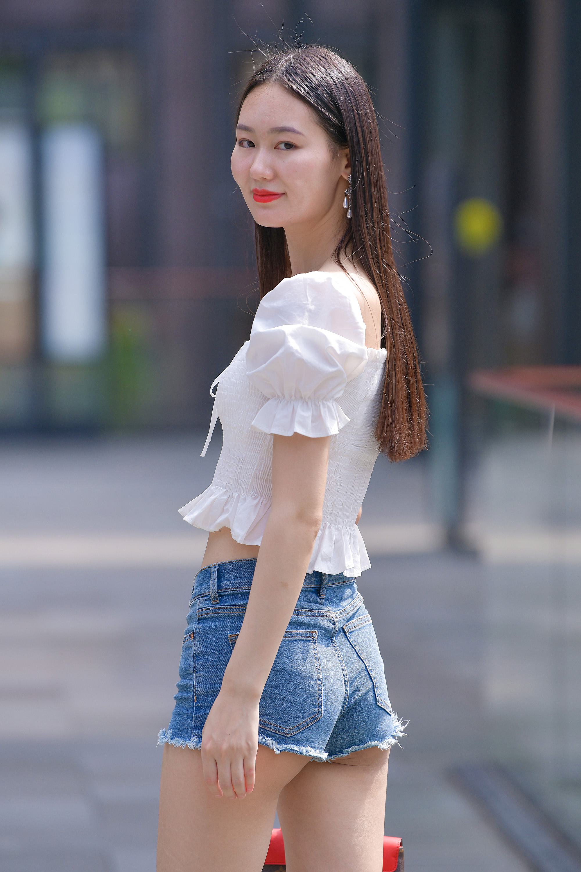  街拍鸭,魔镜街拍,热裤,美女,街拍,写真套图,SUNGIRL阳光宝贝