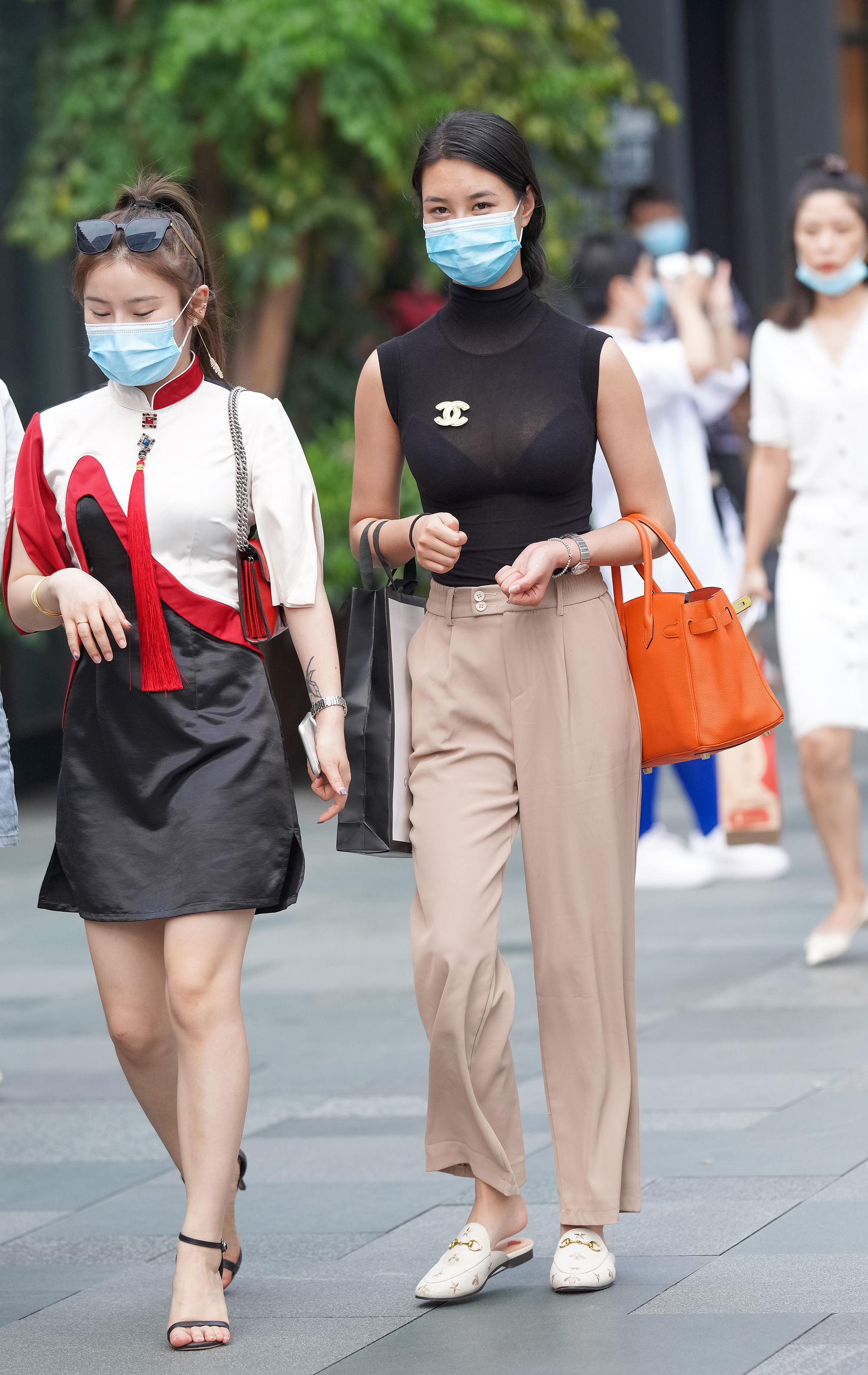  魔镜街拍,,小姐姐,街拍,写真套图,素人渔夫