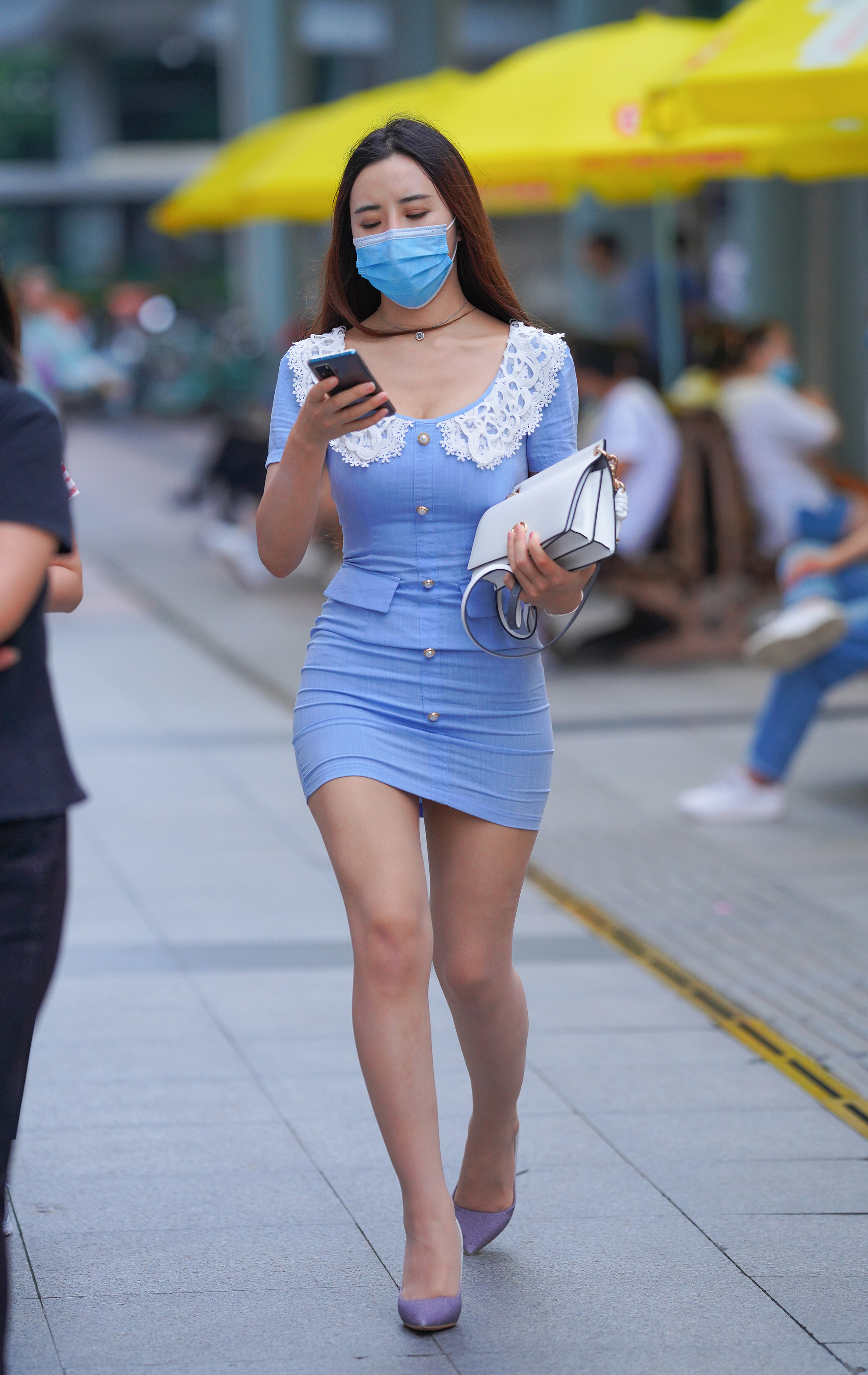  魔镜街拍,裙装,熟女,街拍,写真套图,MiCat猫萌榜