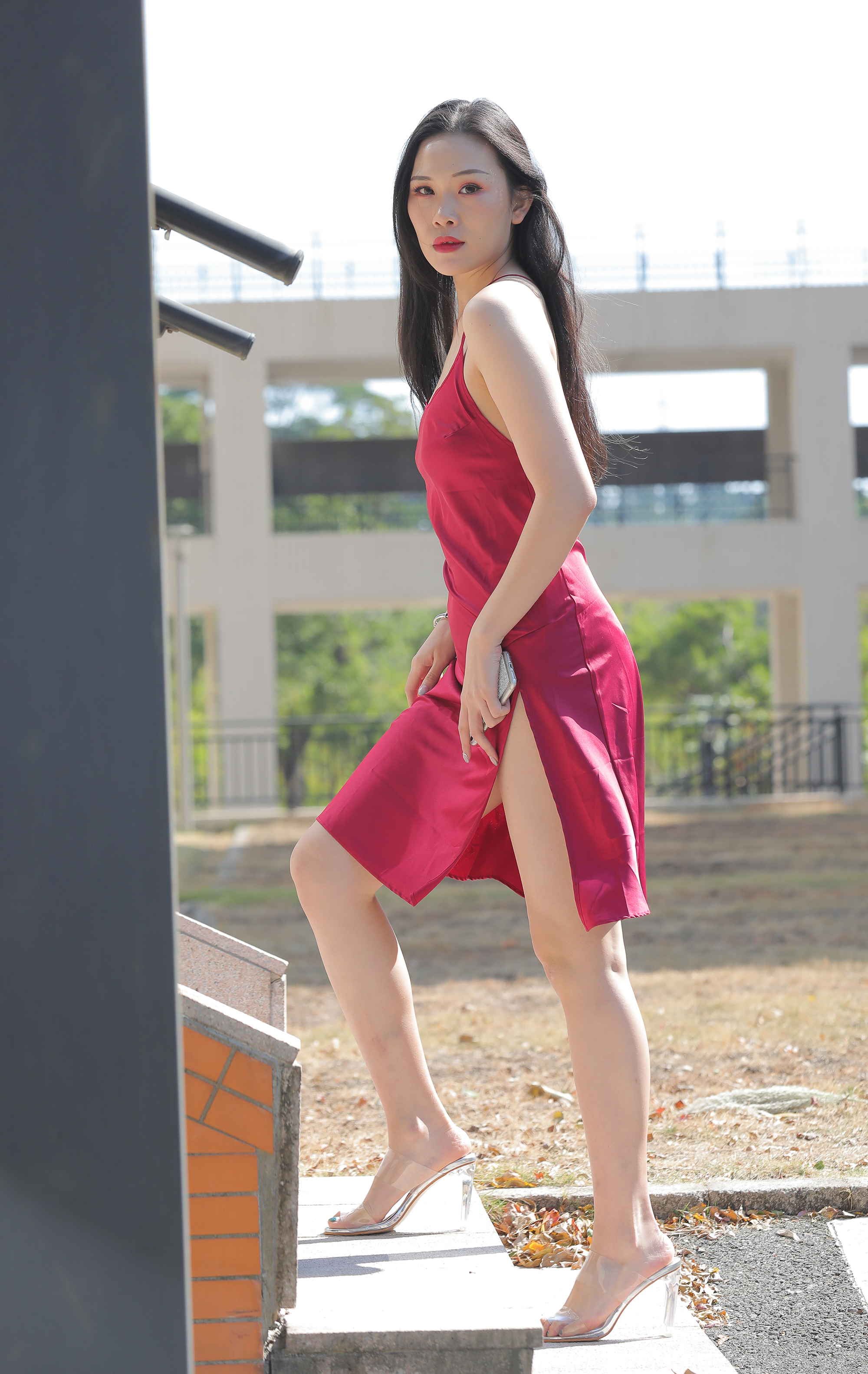 阿酥 街拍鸭,魔镜街拍,裙装,熟女,街拍,写真套图,喵喵的喵吖