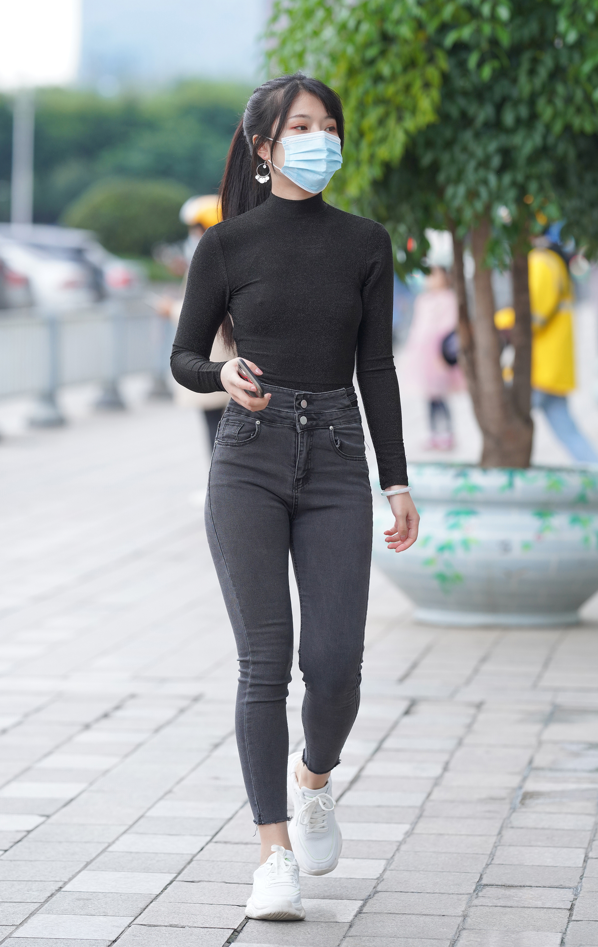 加菲mao 街拍鸭,魔镜街拍,,人妻,街拍,写真套图,妖君白研